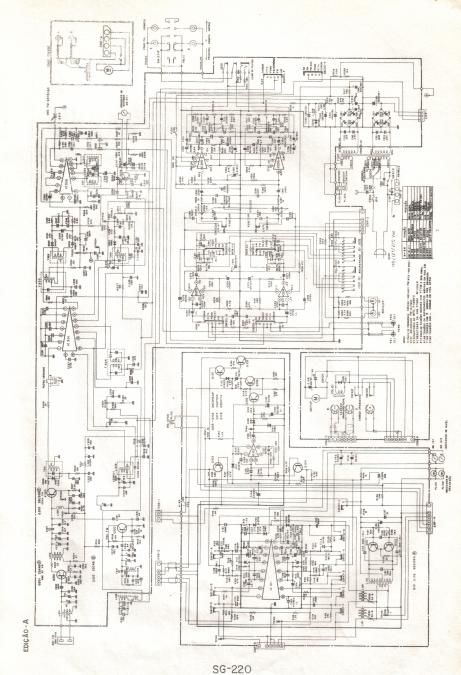 sharp sg 220 schematic