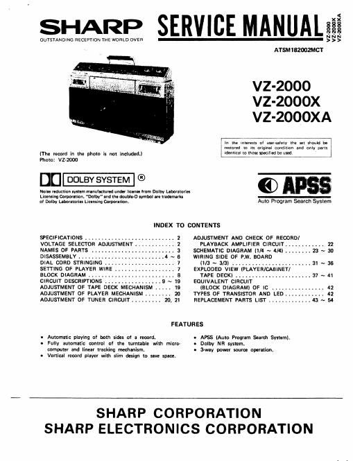 sharp vz 2000 part 1