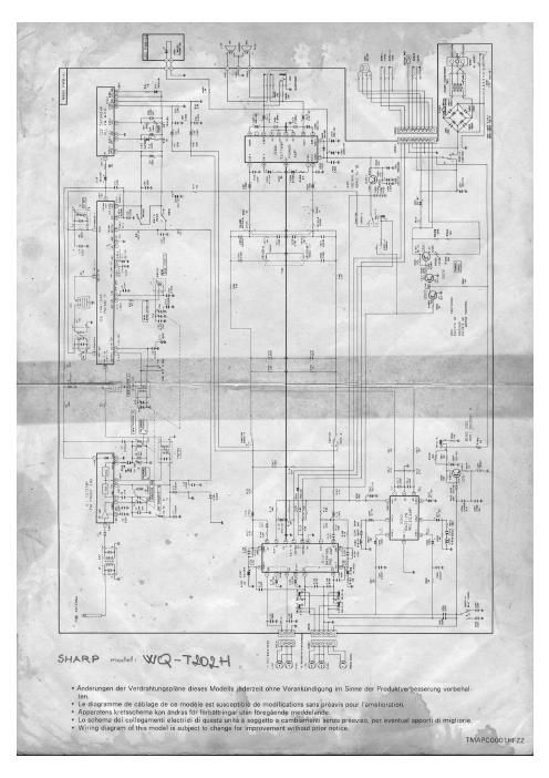 sharp wq t 202 h schematic