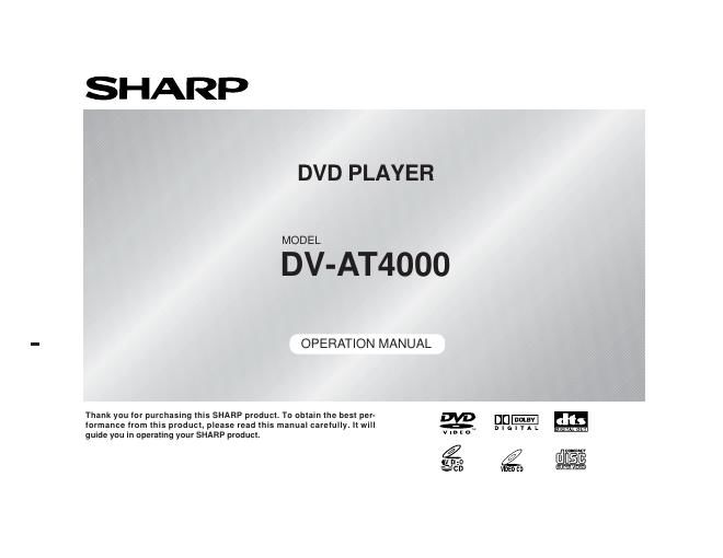 sharp xl 1000 h service manual