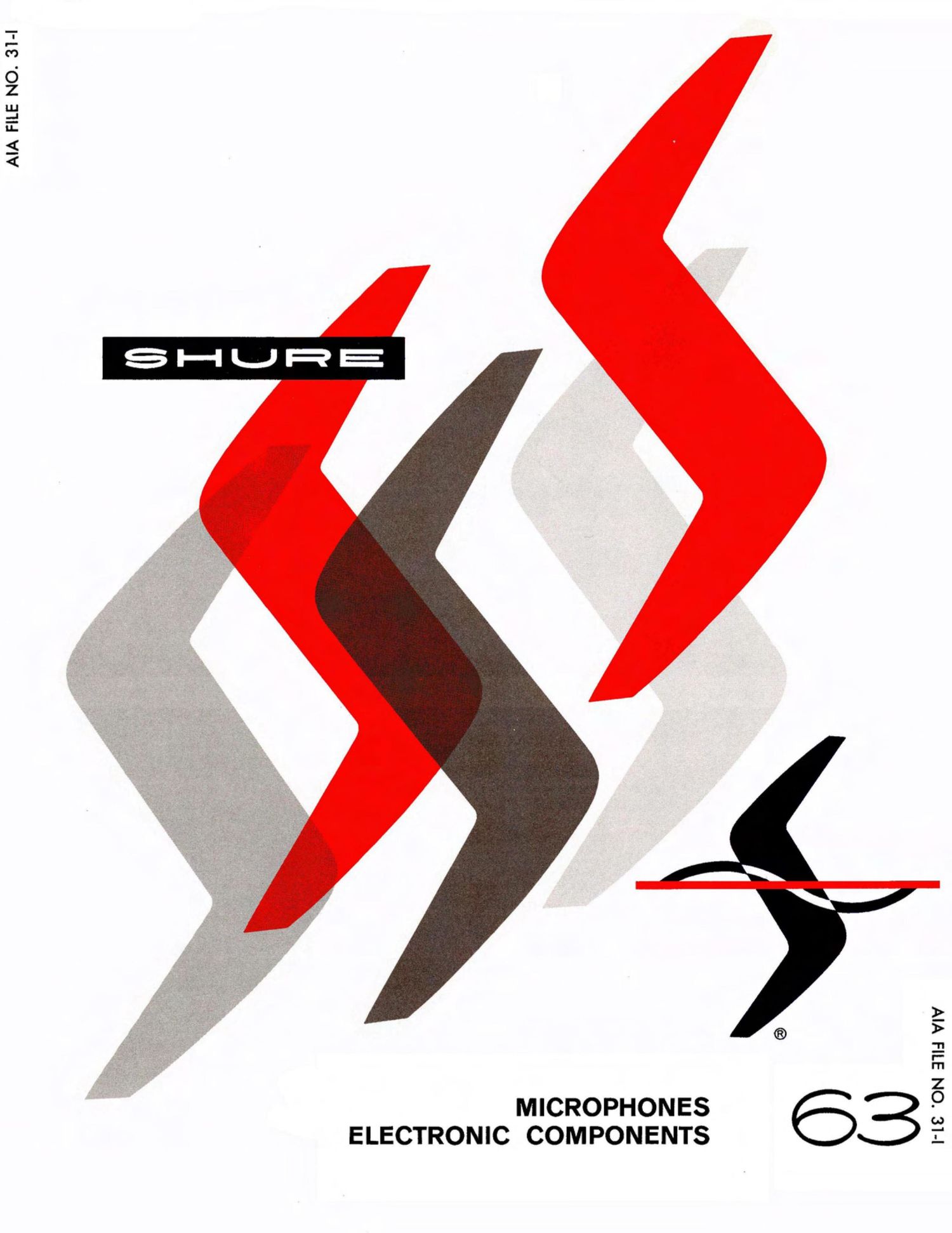 shure 1963 catalogue microphones electronic components