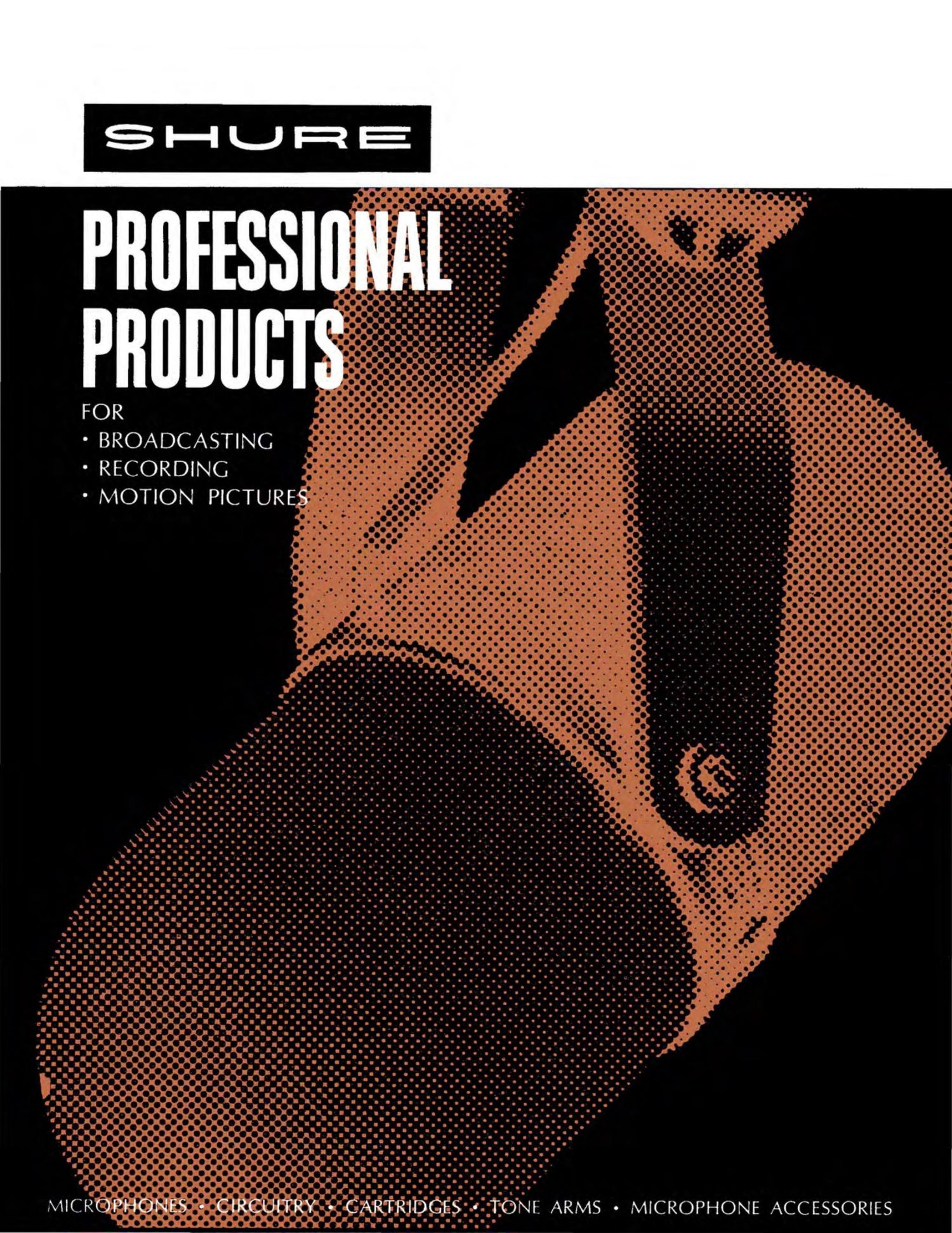 shure 1969 catalogue professional products