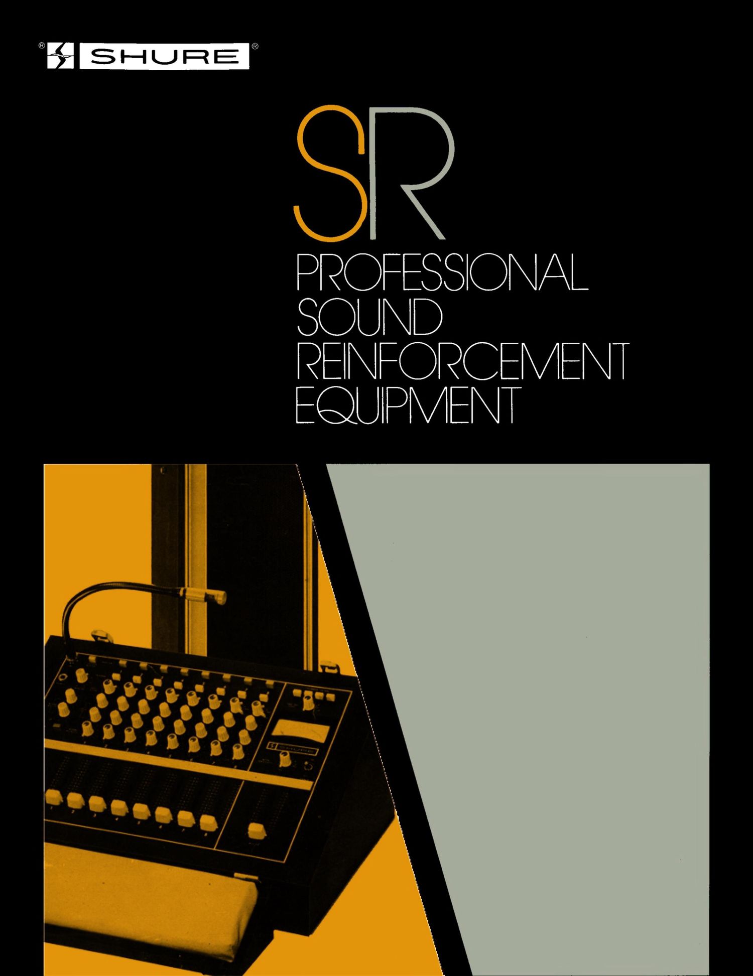 shure 1976 catalogue sr professional sound reinforcement