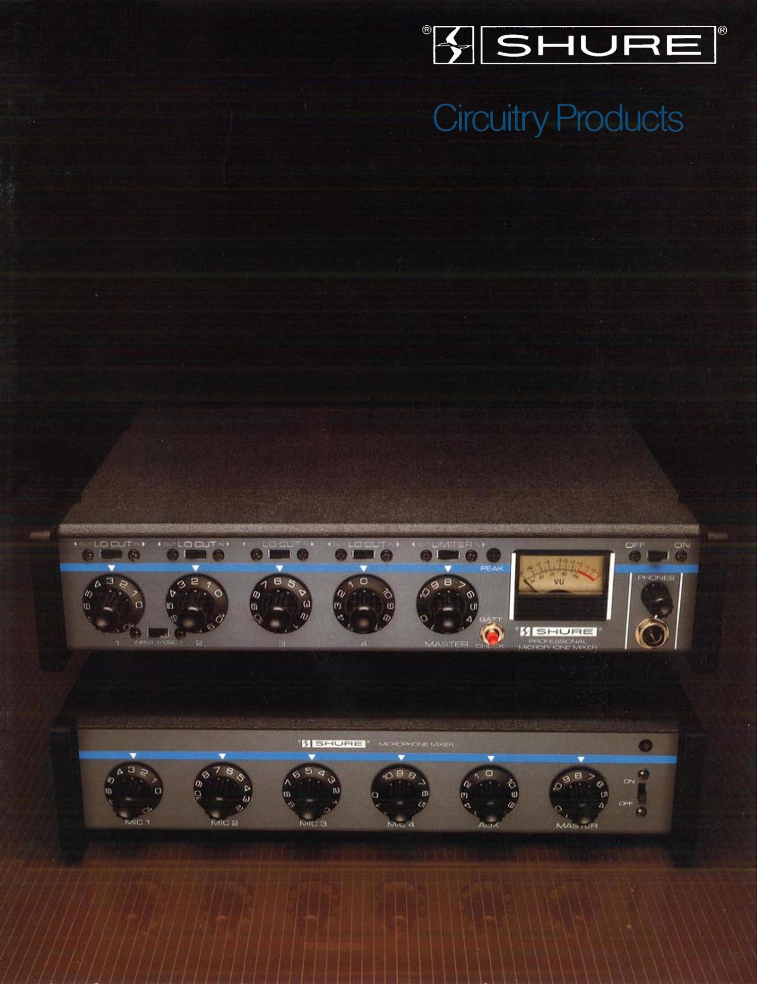 shure 1981 catalogue circuitry products