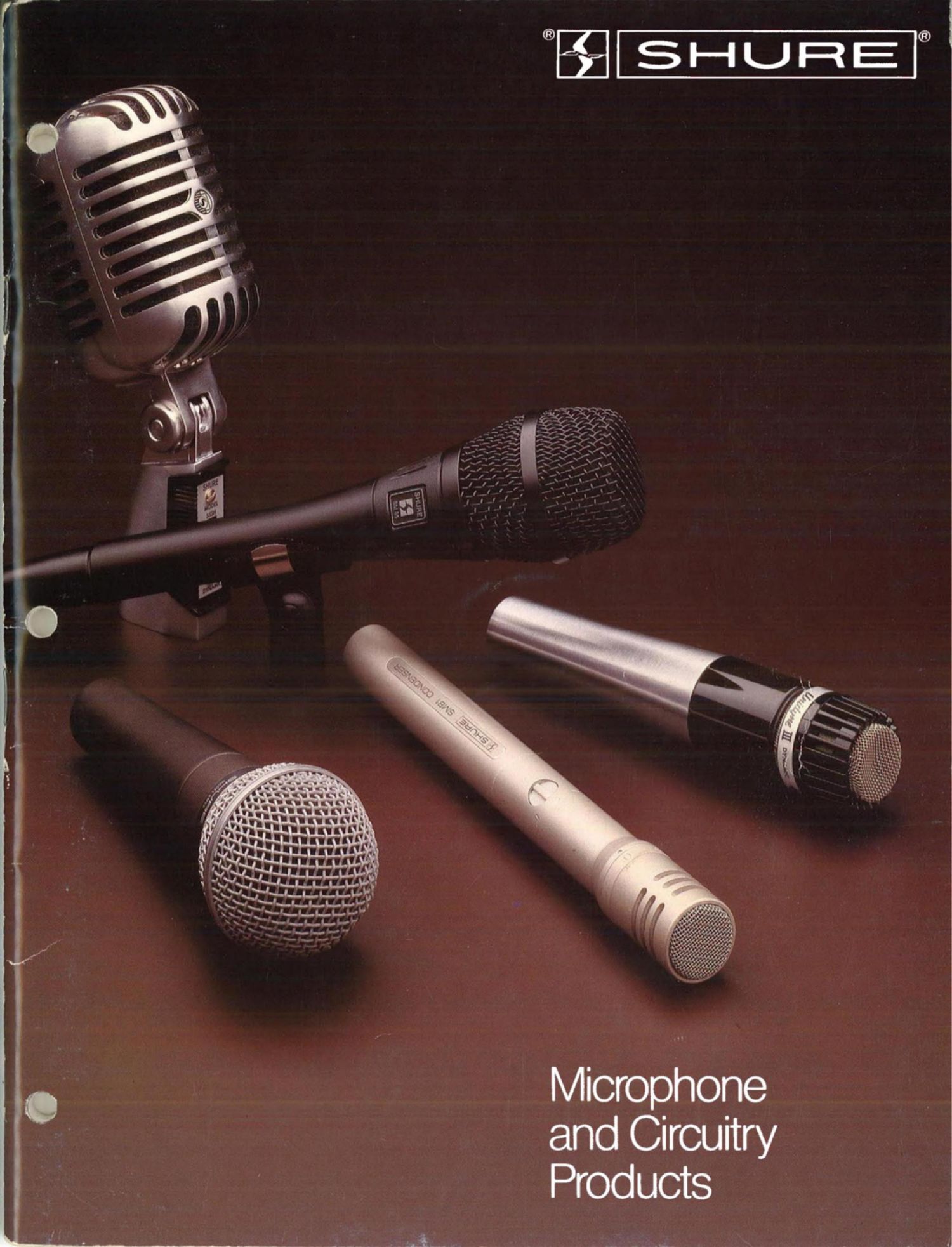 shure 1981 catalogue microphone and circuitry products