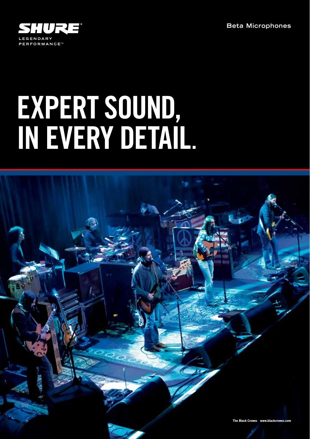 shure beta microphones 2010 brochure