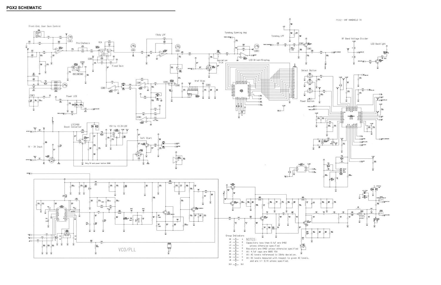 shure pgx2 wireless mic schematics