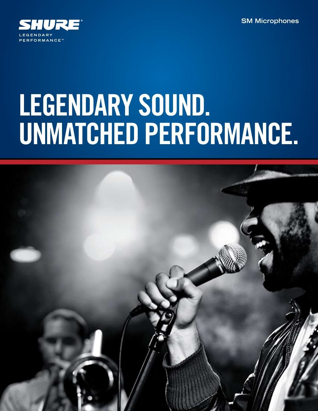 shure sm microphones 2009 catalog