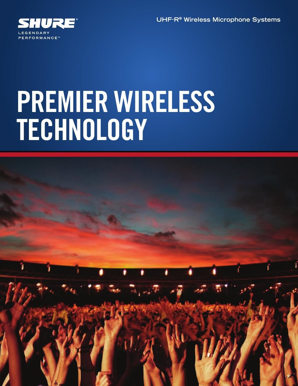 shure uhf r wireless microphone systems 2008 brochure