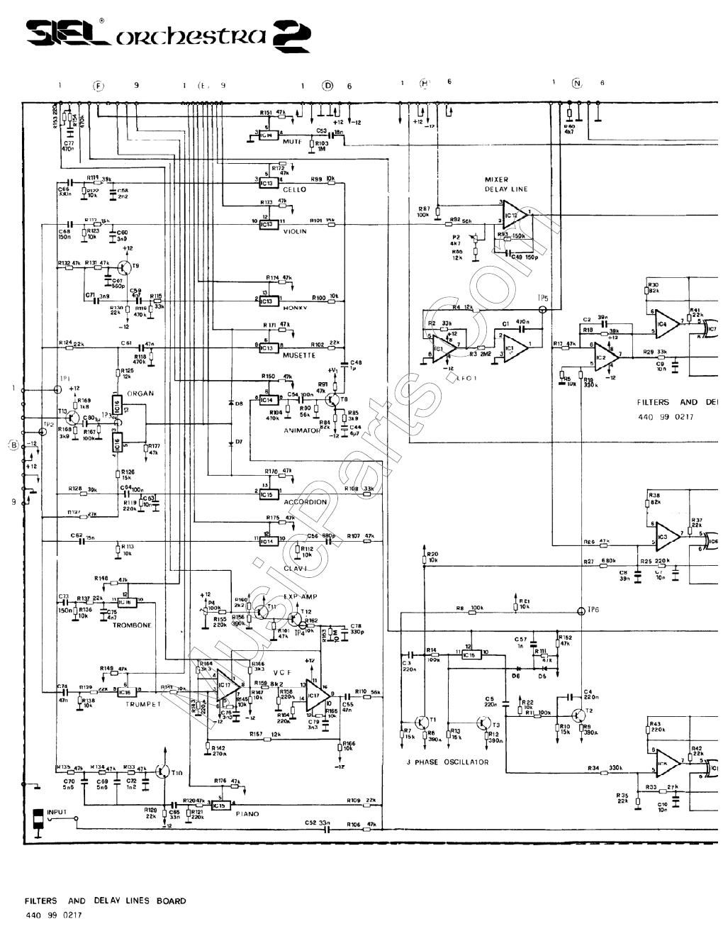 Siel Orchestra 2 Schematics