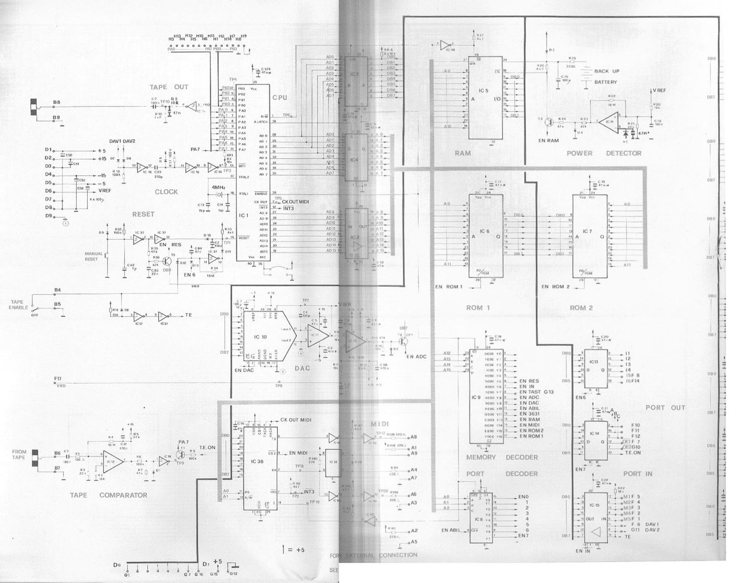 Siel DK 700 Schematics