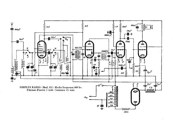 Simplex 352 schematic