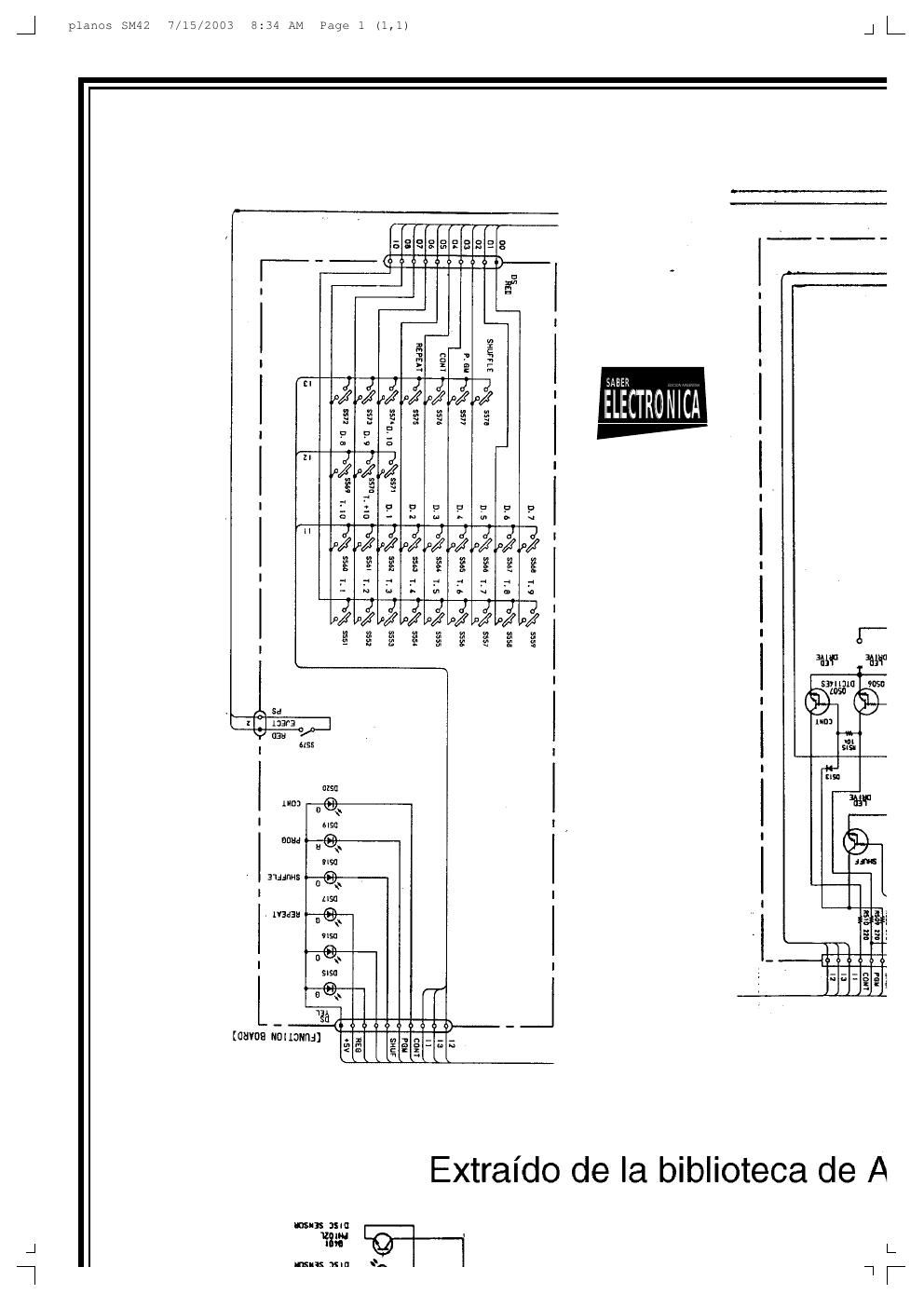 sony cdp c 10 schematic