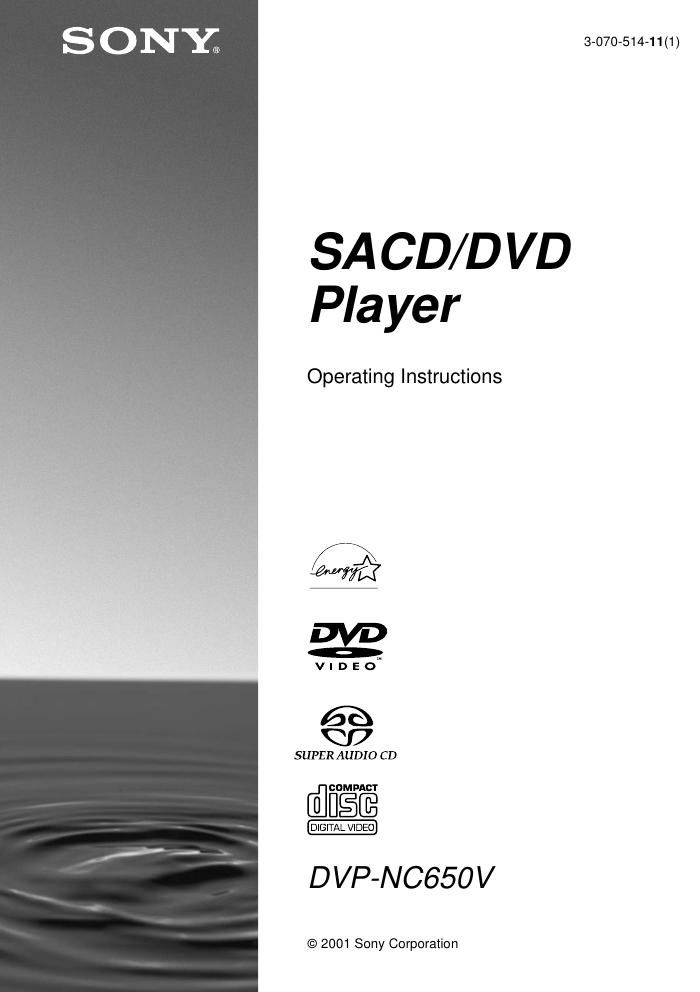 sony dvpnc 650 v owners manual