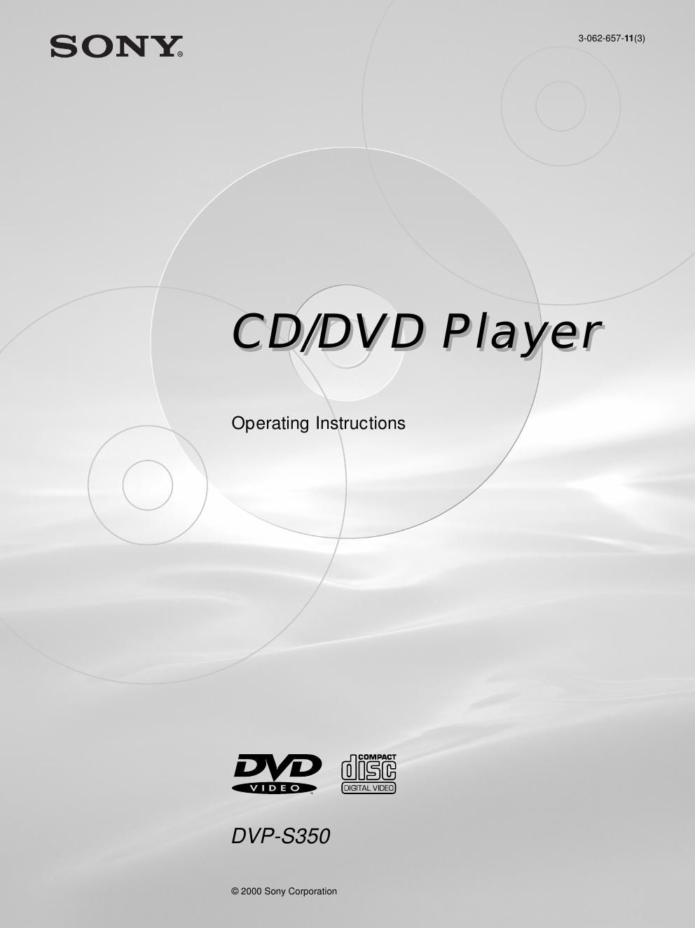 sony dvps 350 owners manual