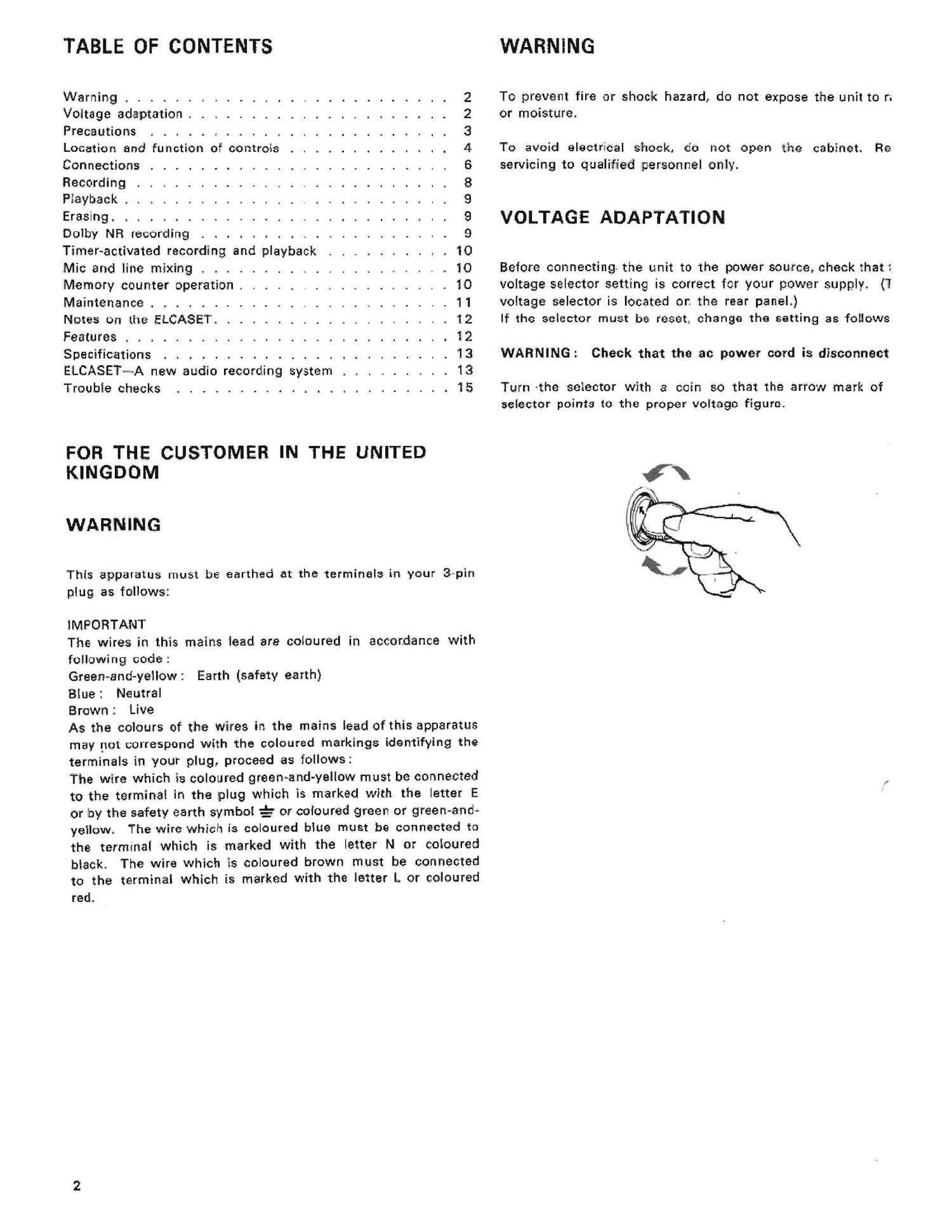 Sony EL 5 Owners Manual