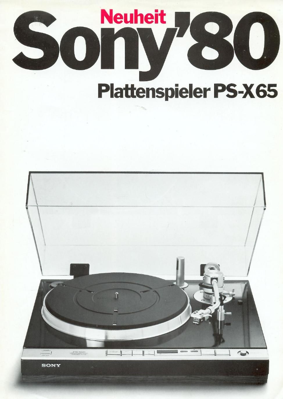 sony ps x 65p