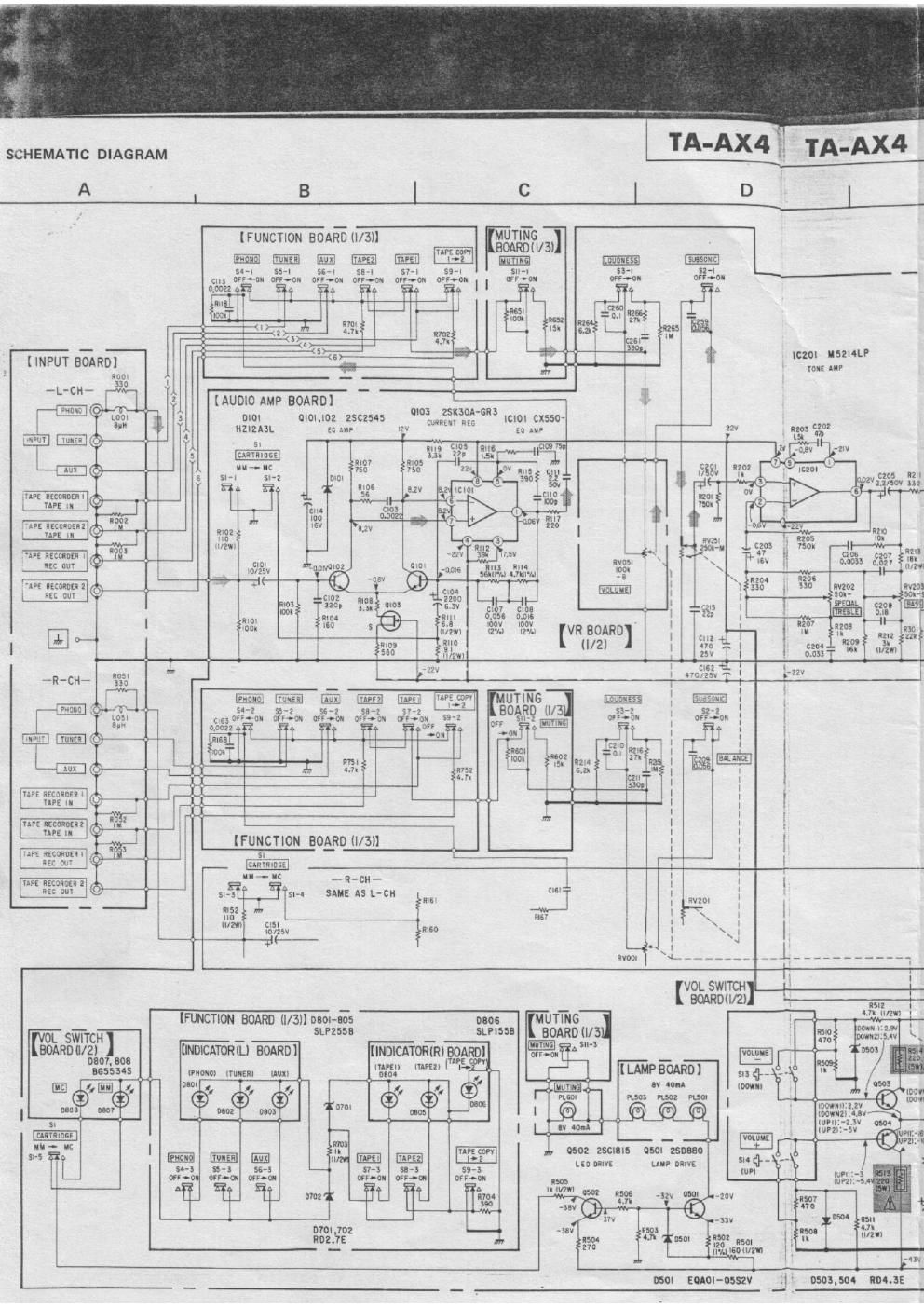 sony ta ax 4 int sch