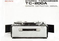 sony tc 200 a owners manual