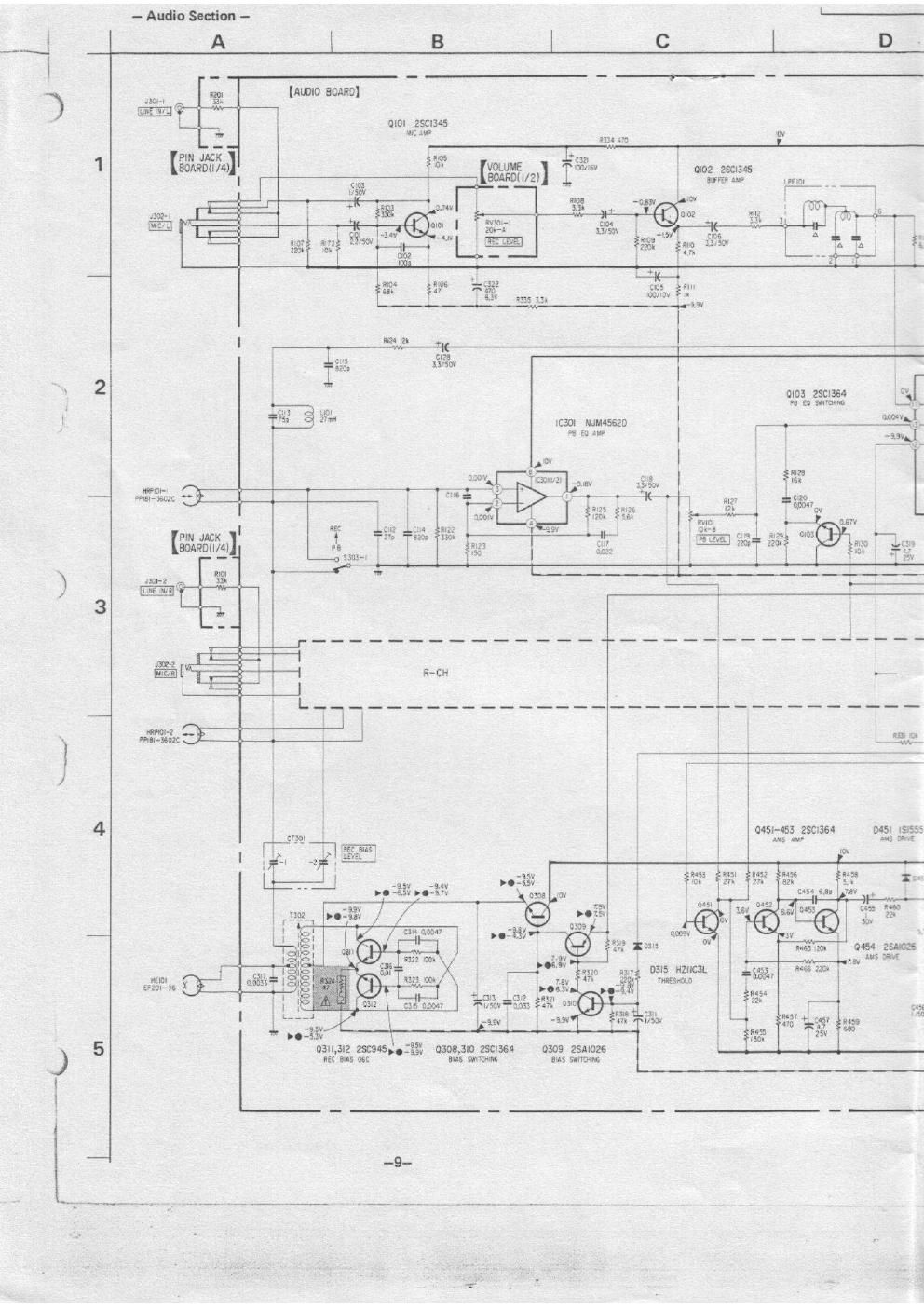 sony tc fx 33 schematic