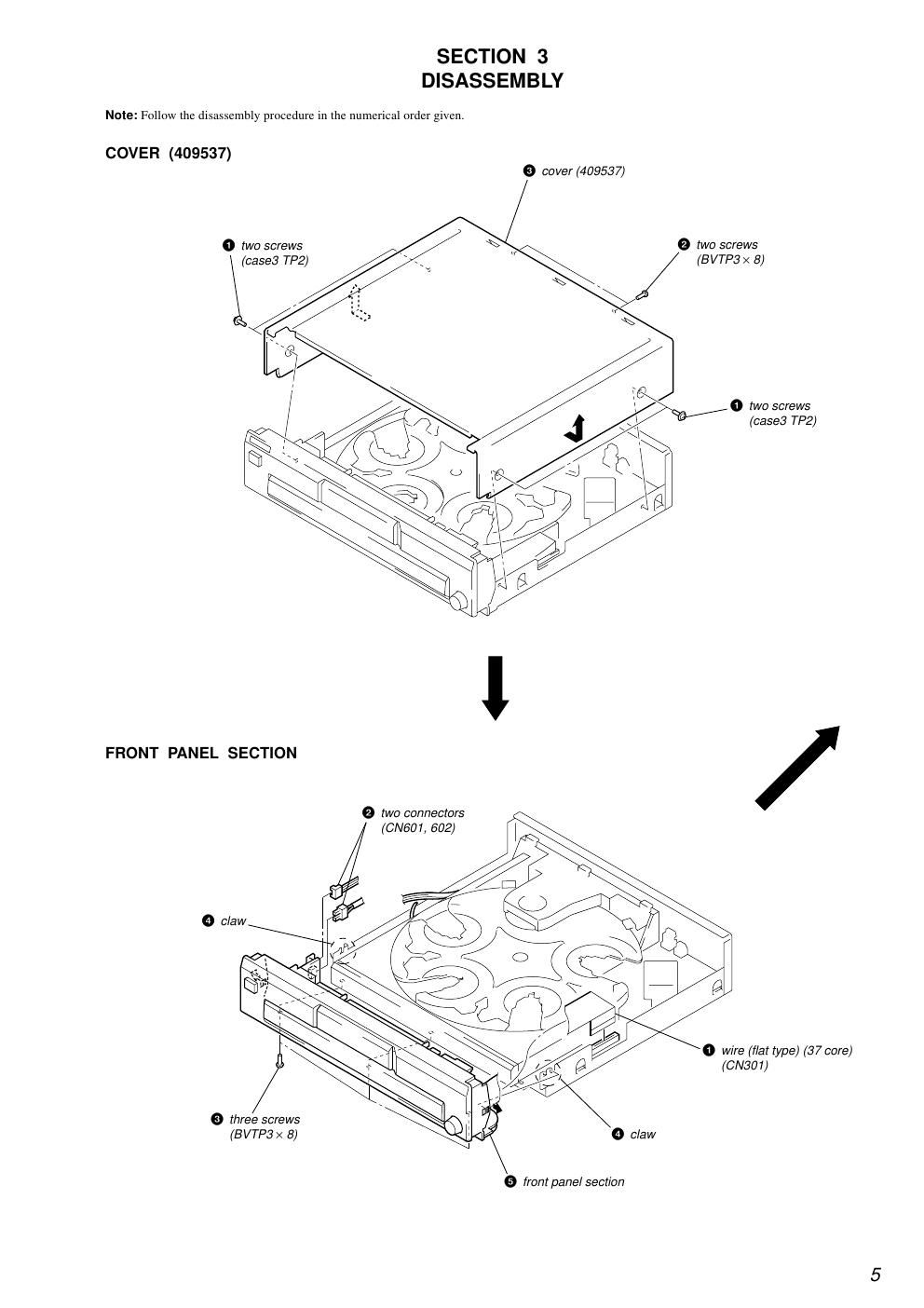 sony cdm59 5bd32a audio