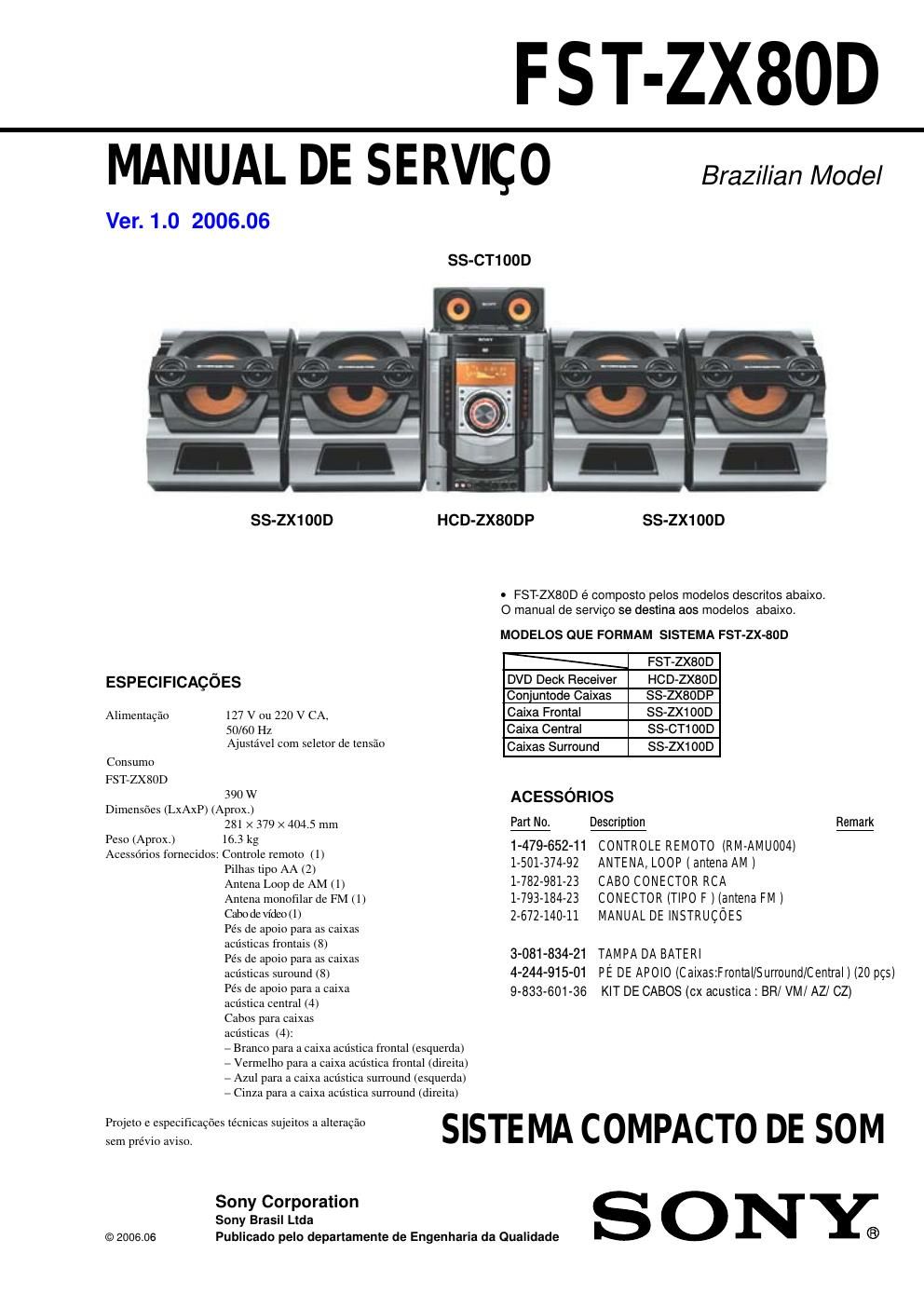 sony fstzx 80 d service manual 1