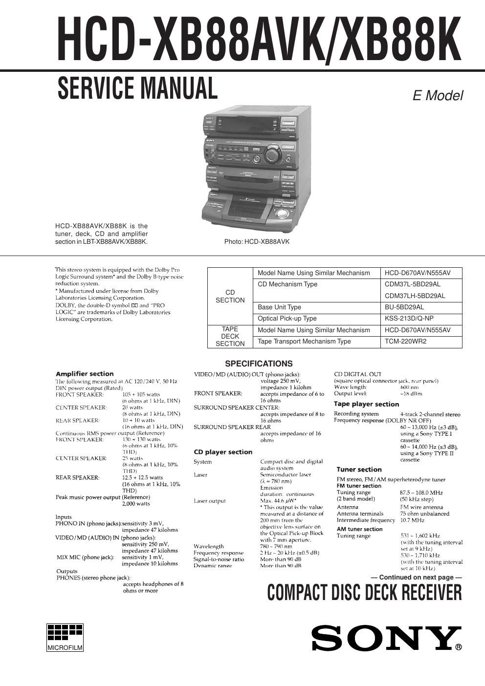 sony hcd xb 88avk hcd xb 88k