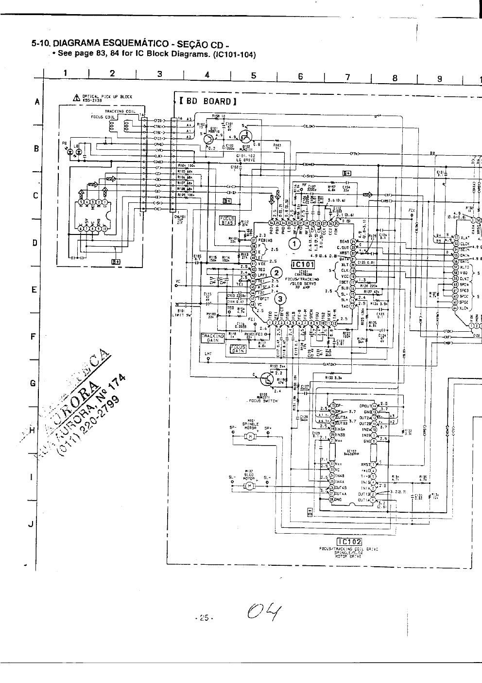 sony lbt n555av cd e tuner schematics