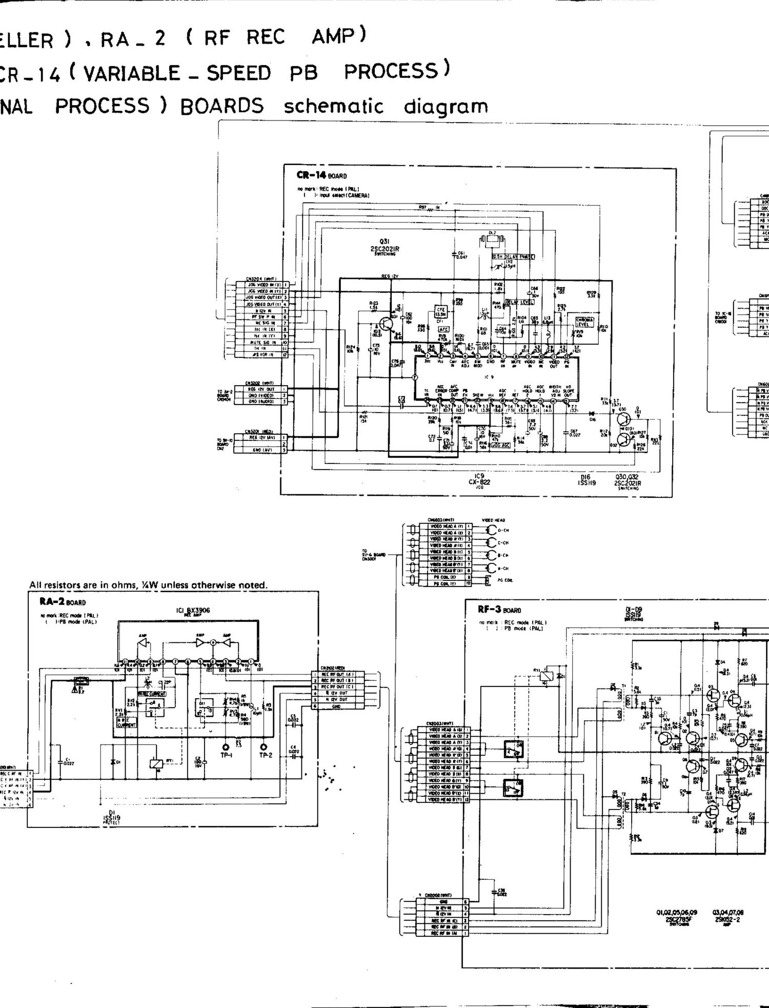 sony slt 9 schematic