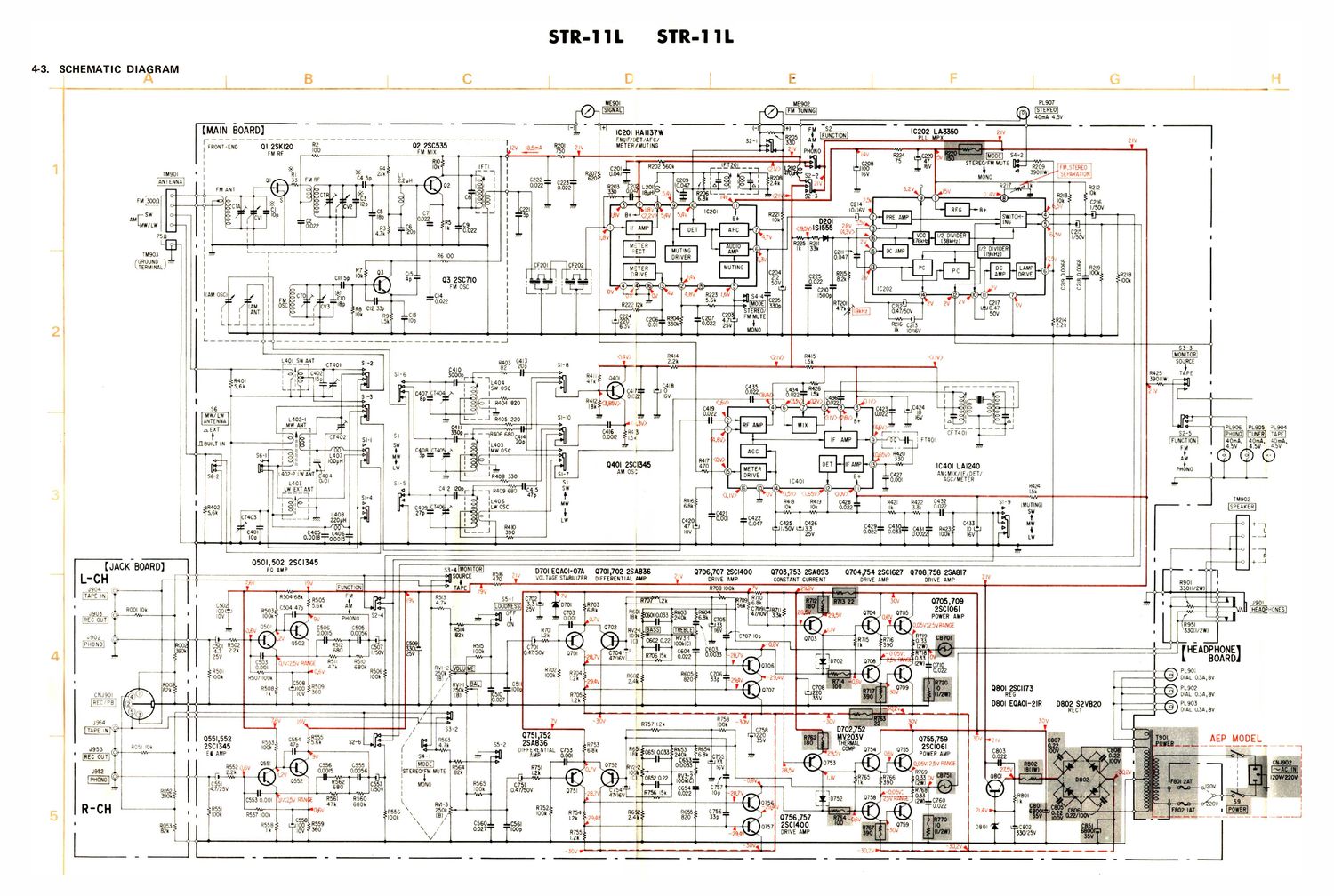 sony str 11l schematics