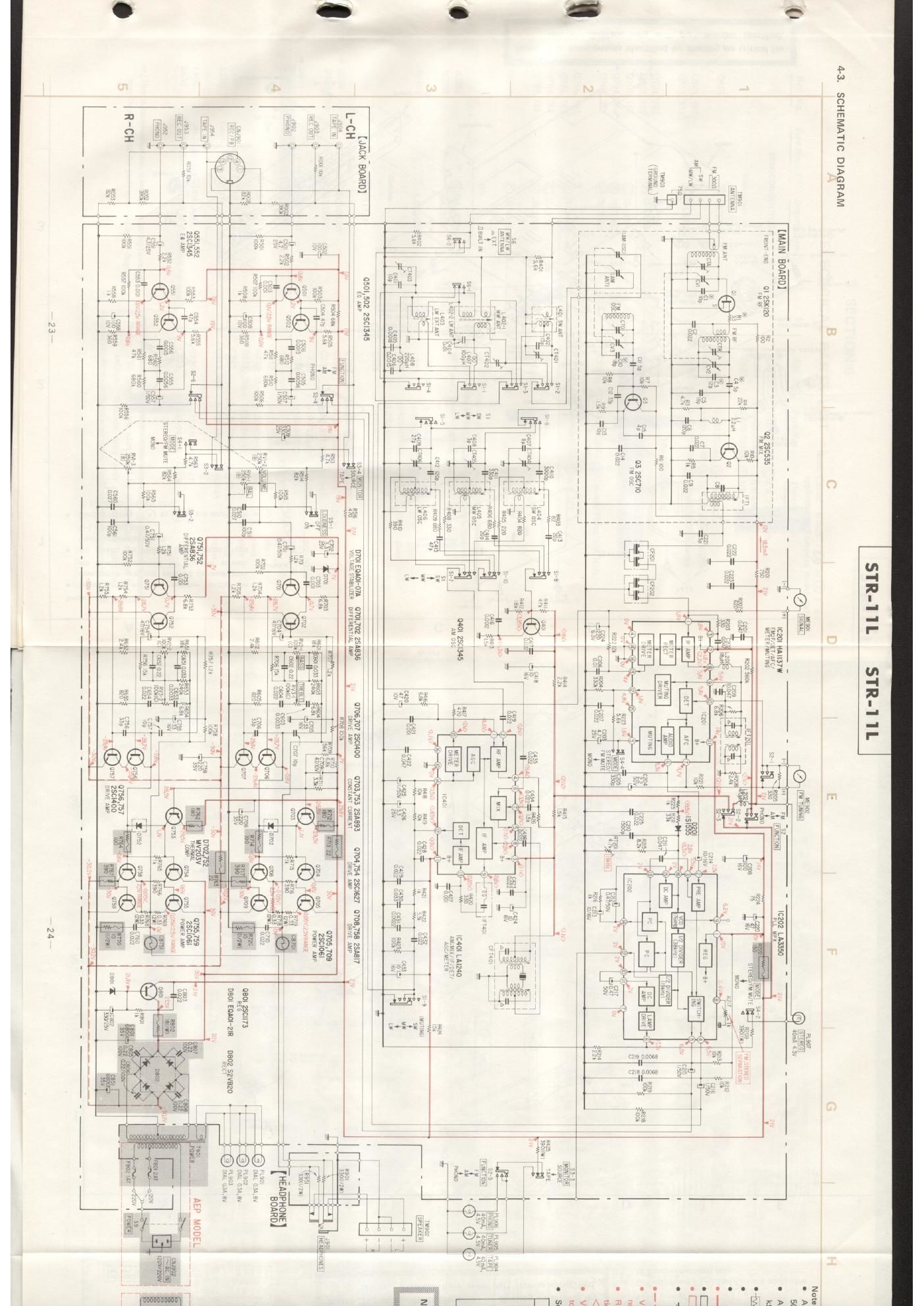 sony str 11l schematics 2