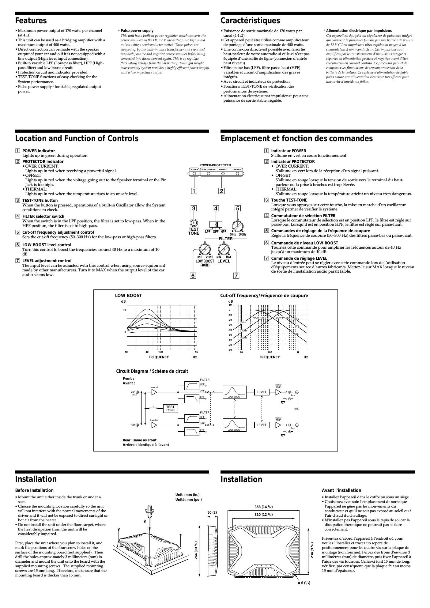 sony xm 754 sx owners manual