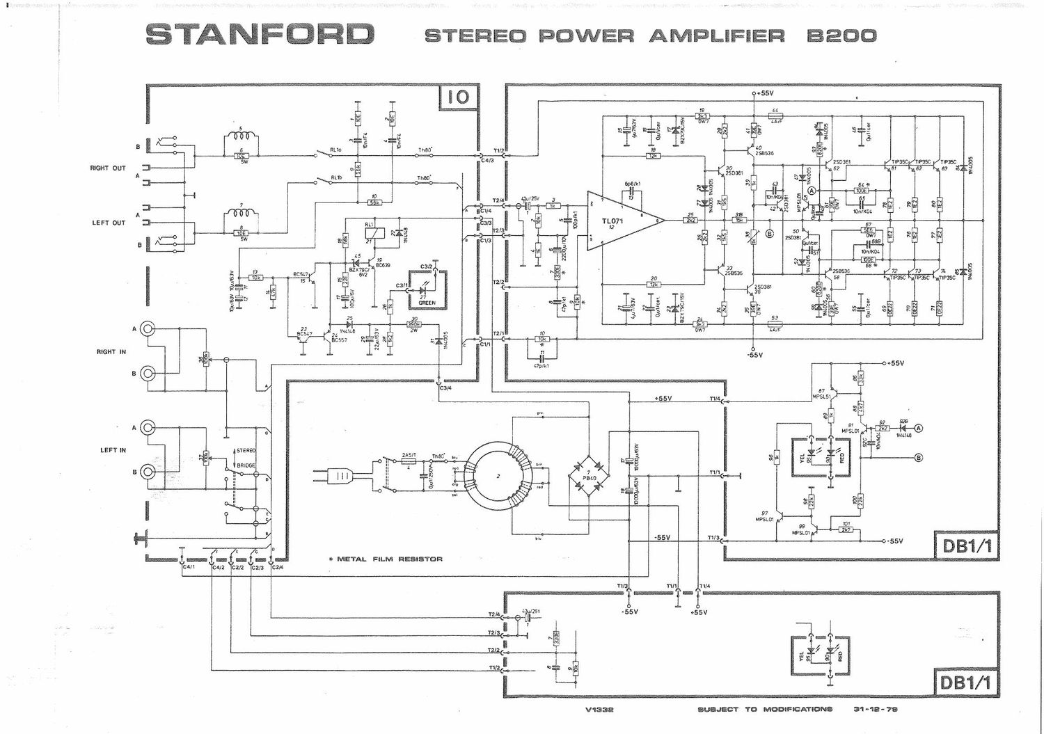 stanton b 200 mk2 schematic