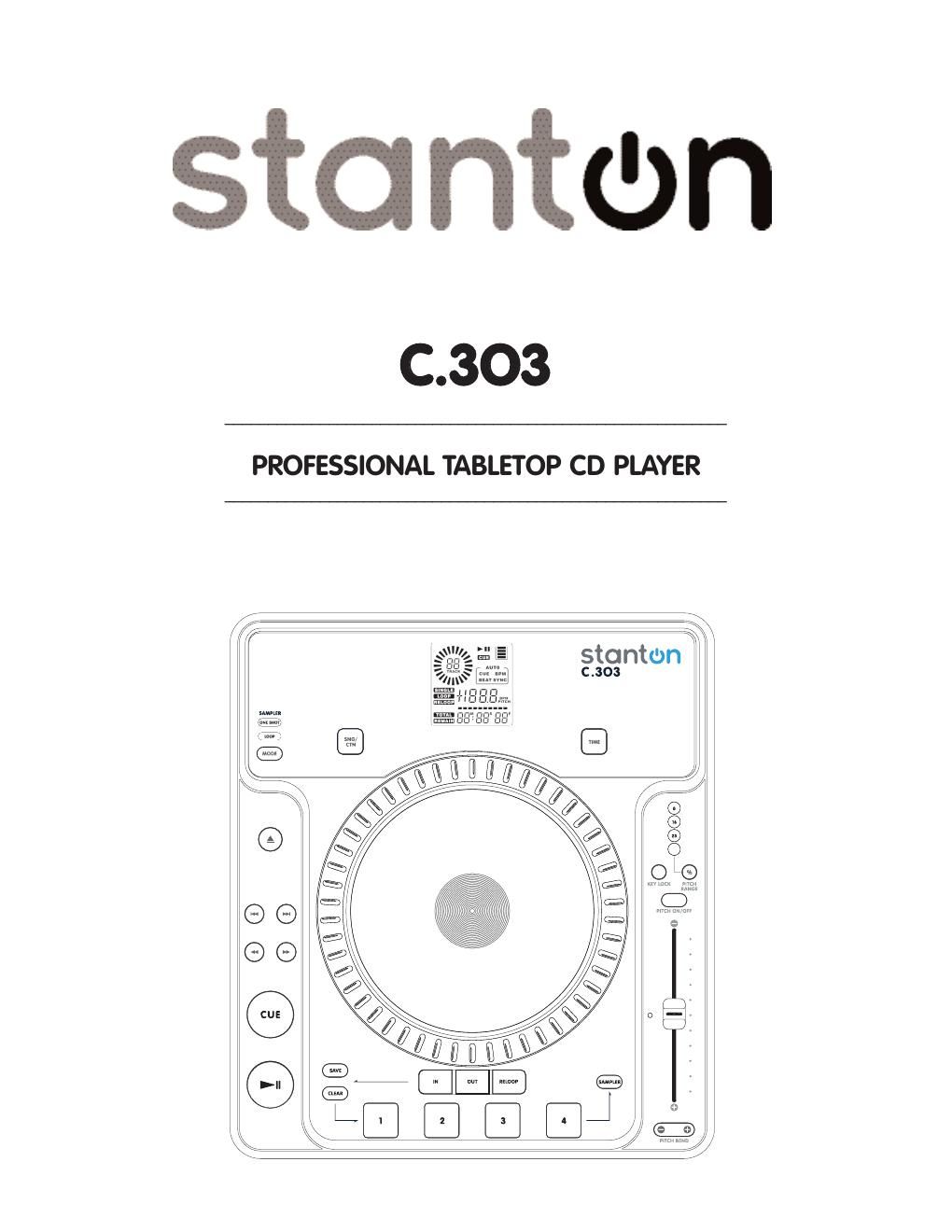stanton c 303 owners manual