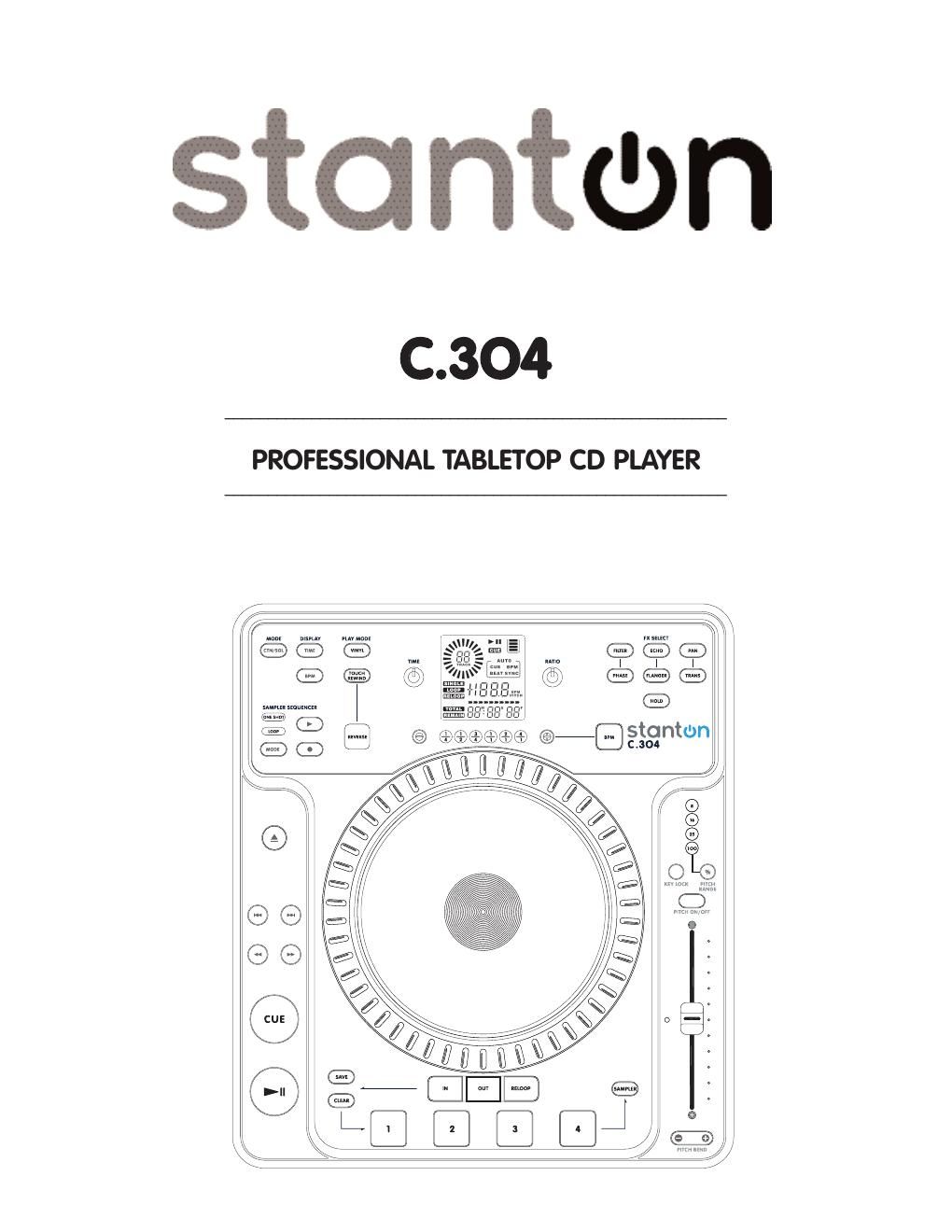 stanton c 304 owners manual