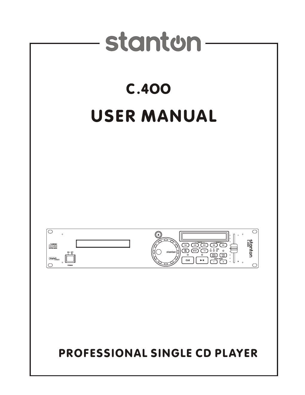 stanton c 400 owners manual