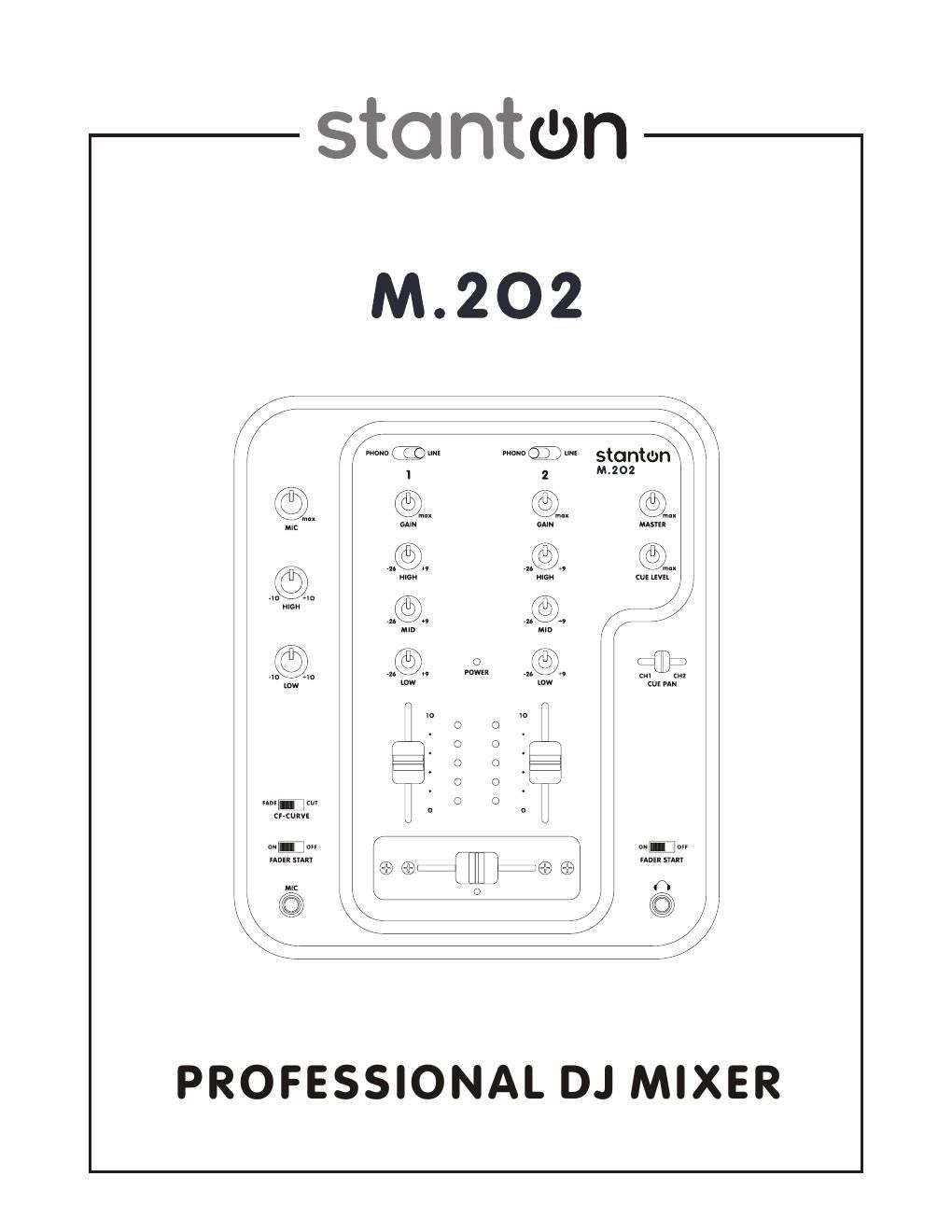 stanton m 202 owners manual