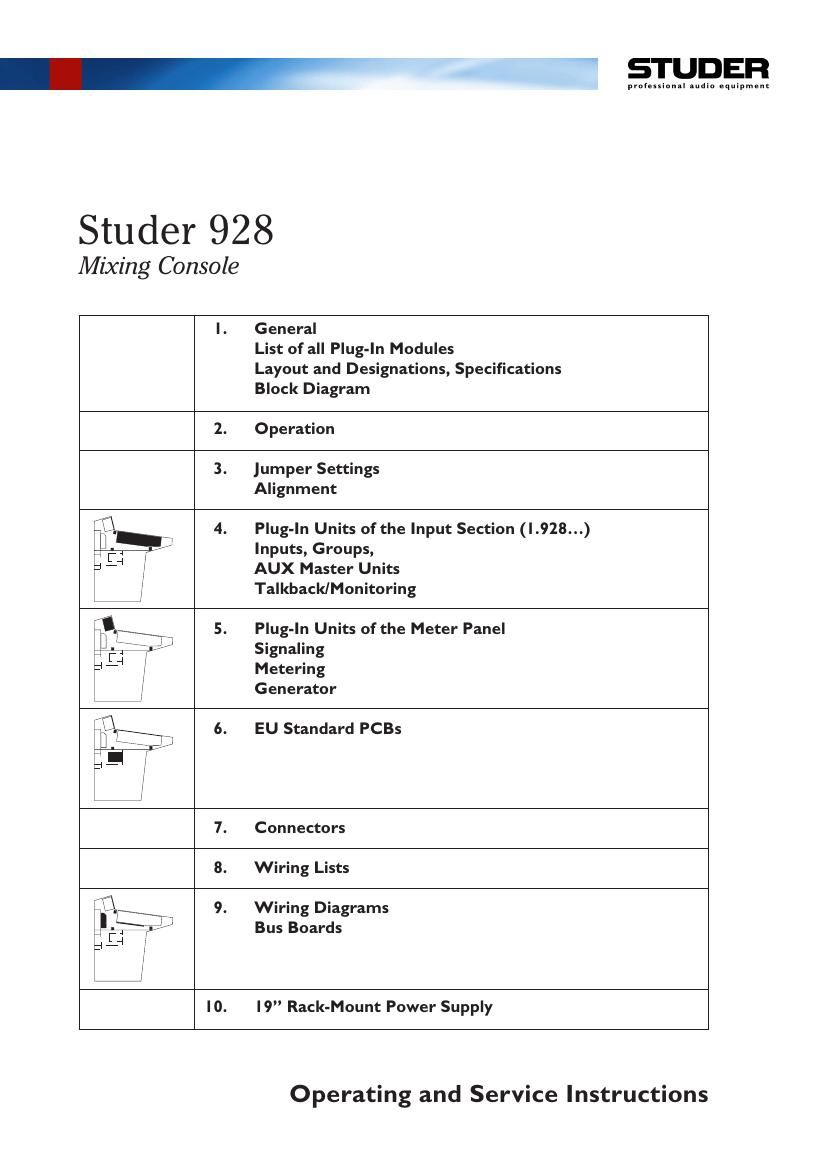 Studer 928 Service Manual 1