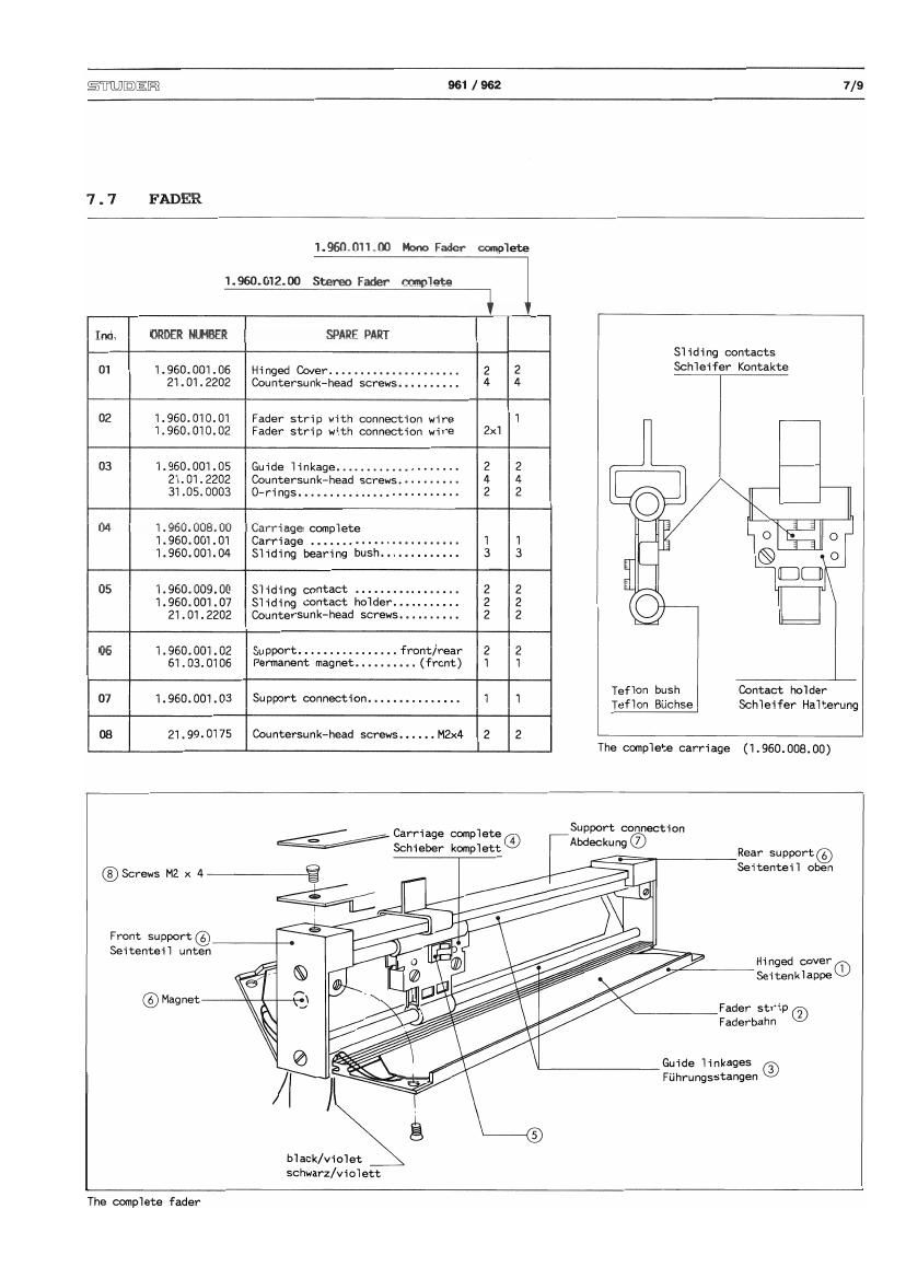 Studer 961 Service Manual 4