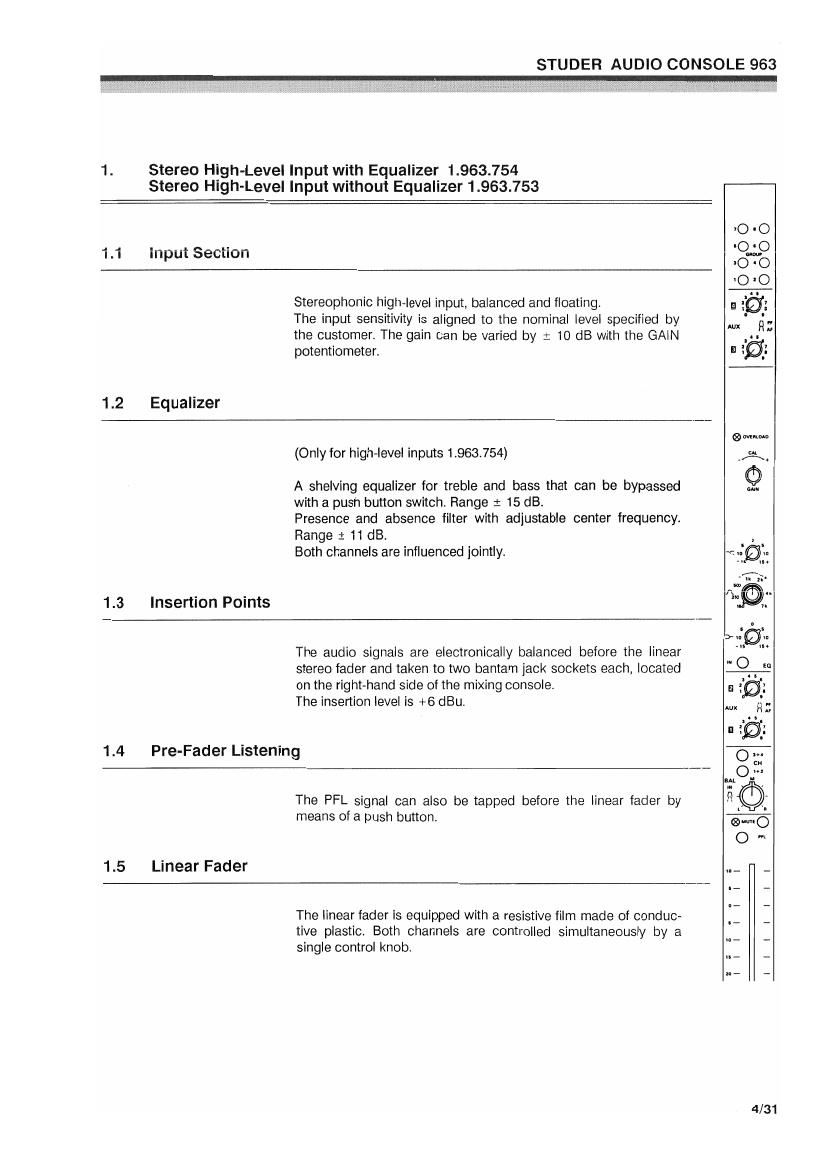 Studer 963 Service Manual 2