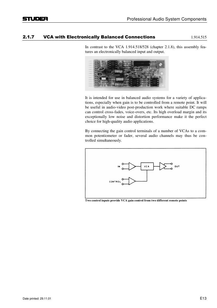 Studer 970 Service Manual 3