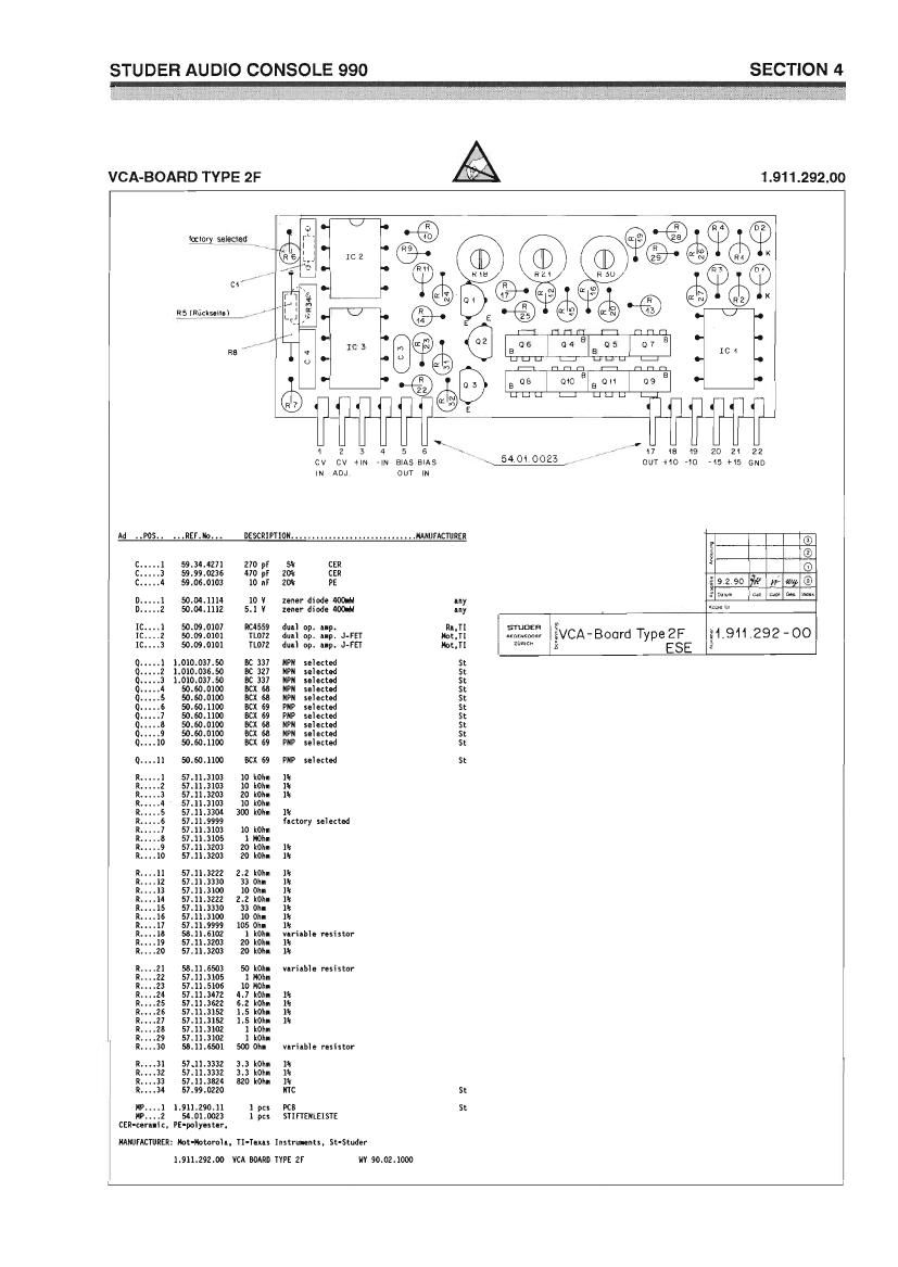 Studer 990 Service Manual 2