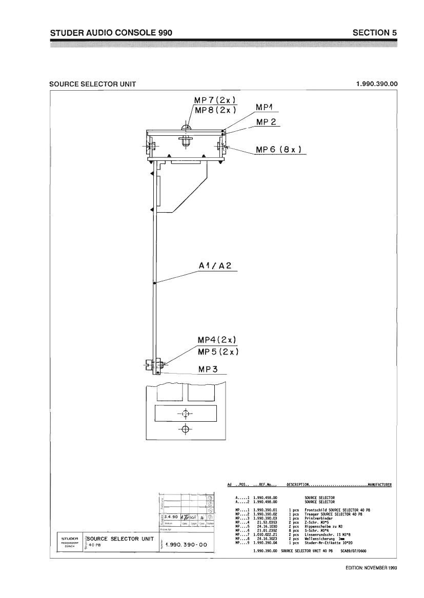 Studer 990 Service Manual 3