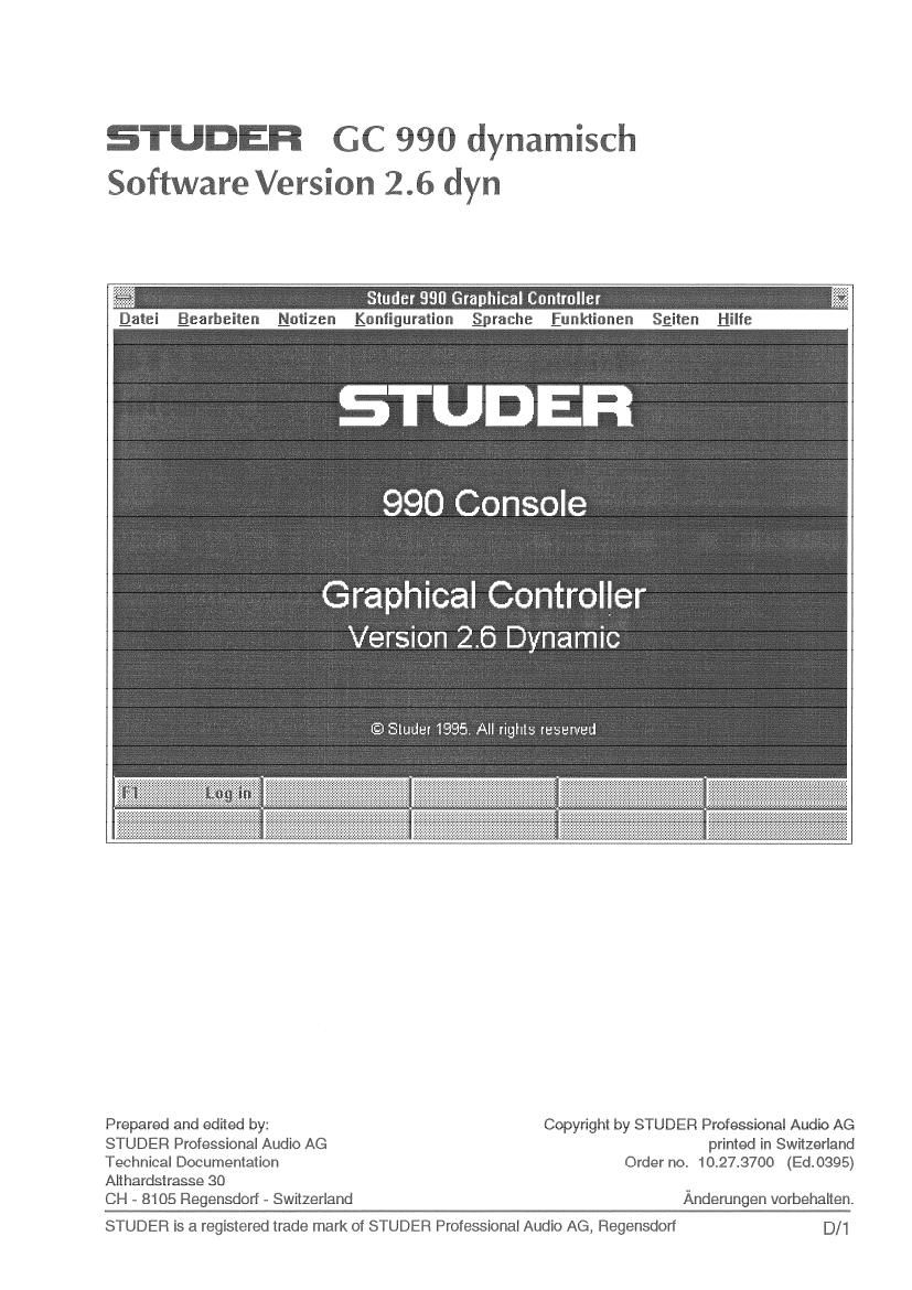 studer 990 gcsw 2 6 service manual
