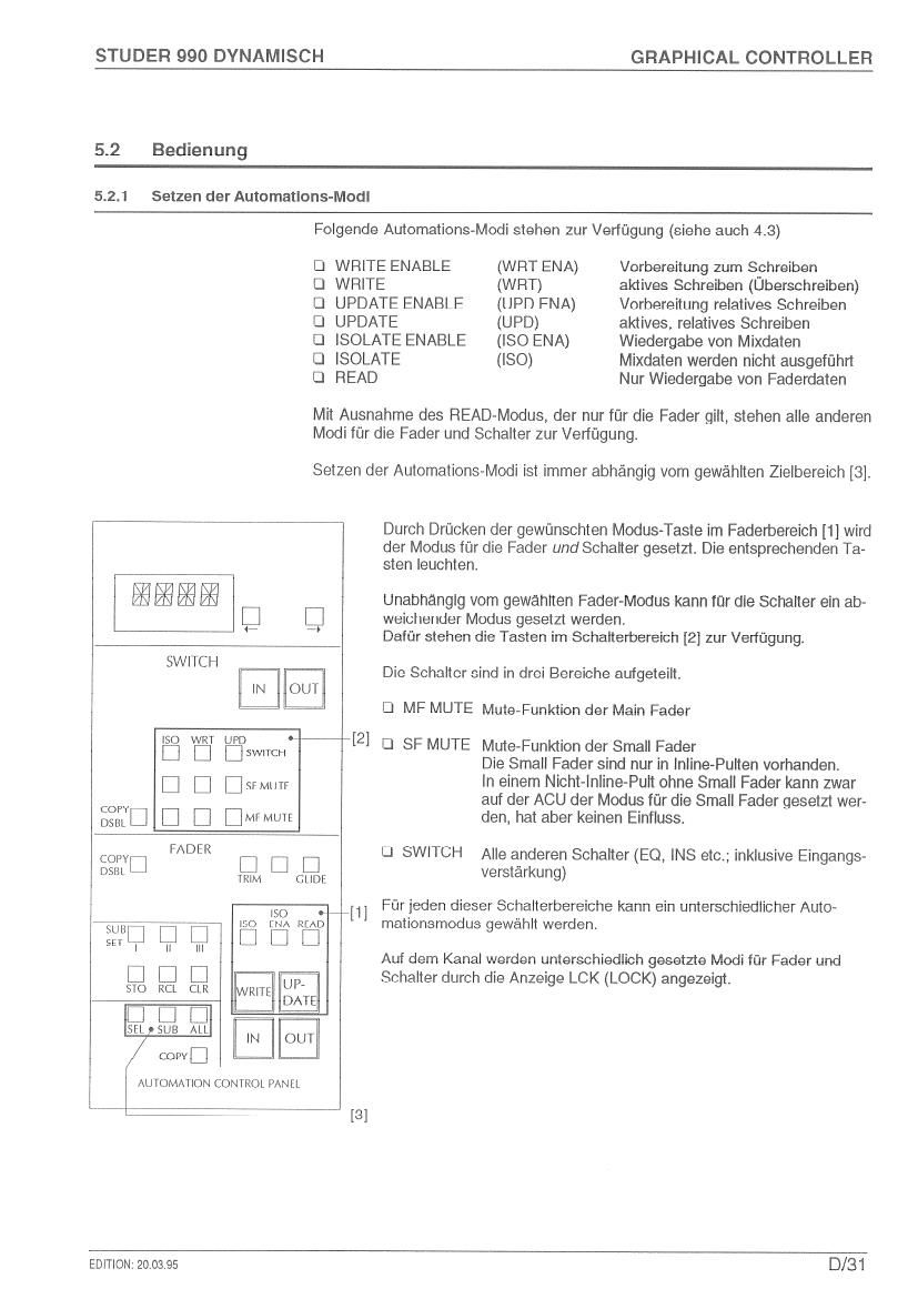 Studer GC 990 Service Manual 3