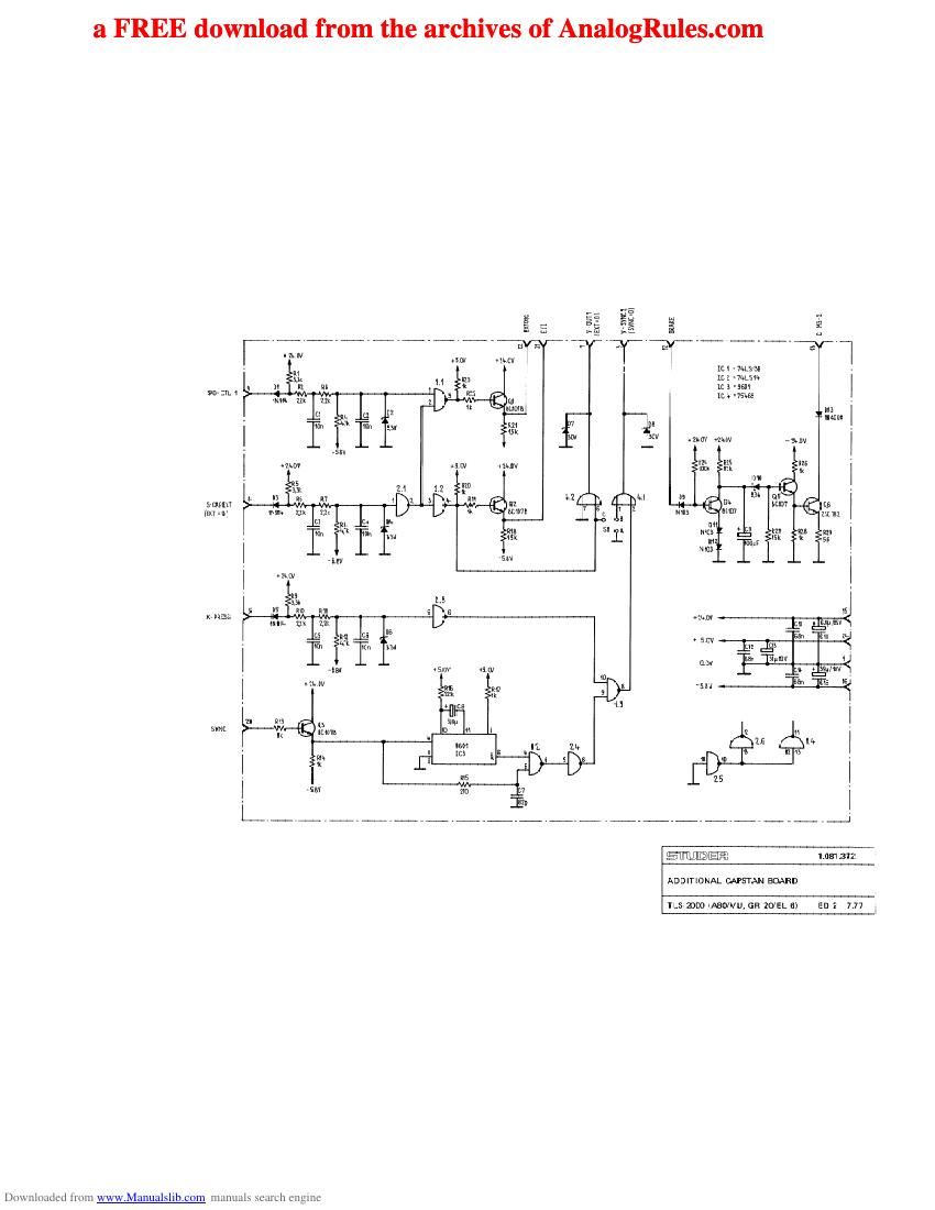 Studer A 80 Service Manual 3