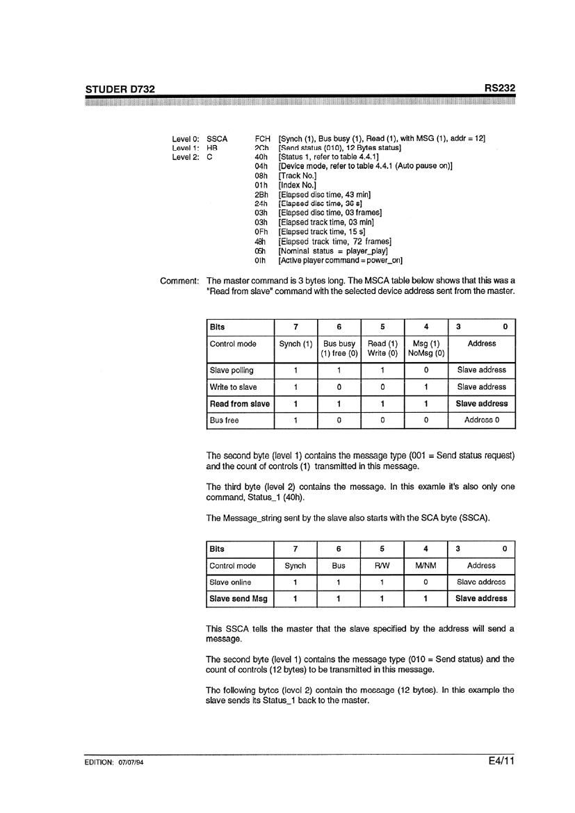 Studer D 732 Service Manual 3