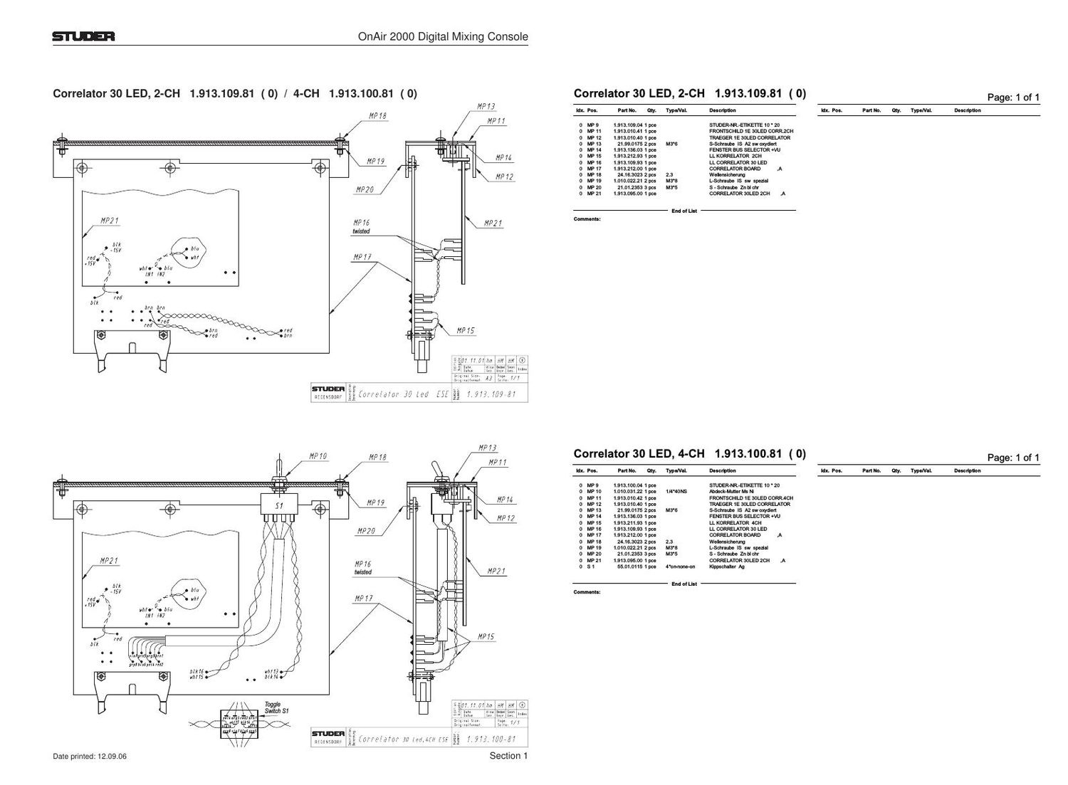 studer on air 2000 schematic