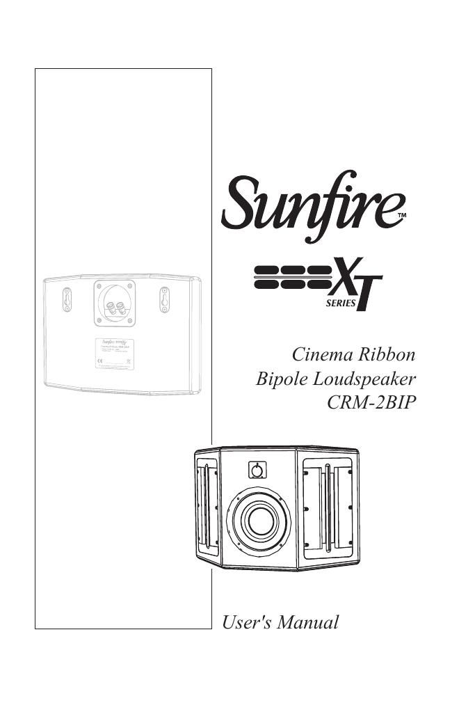 sunfire crm 2 bip owners manual