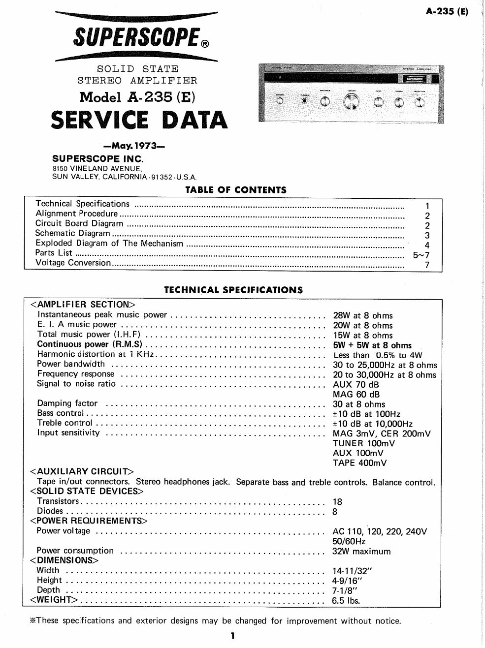 Superscope A 235 SM 2